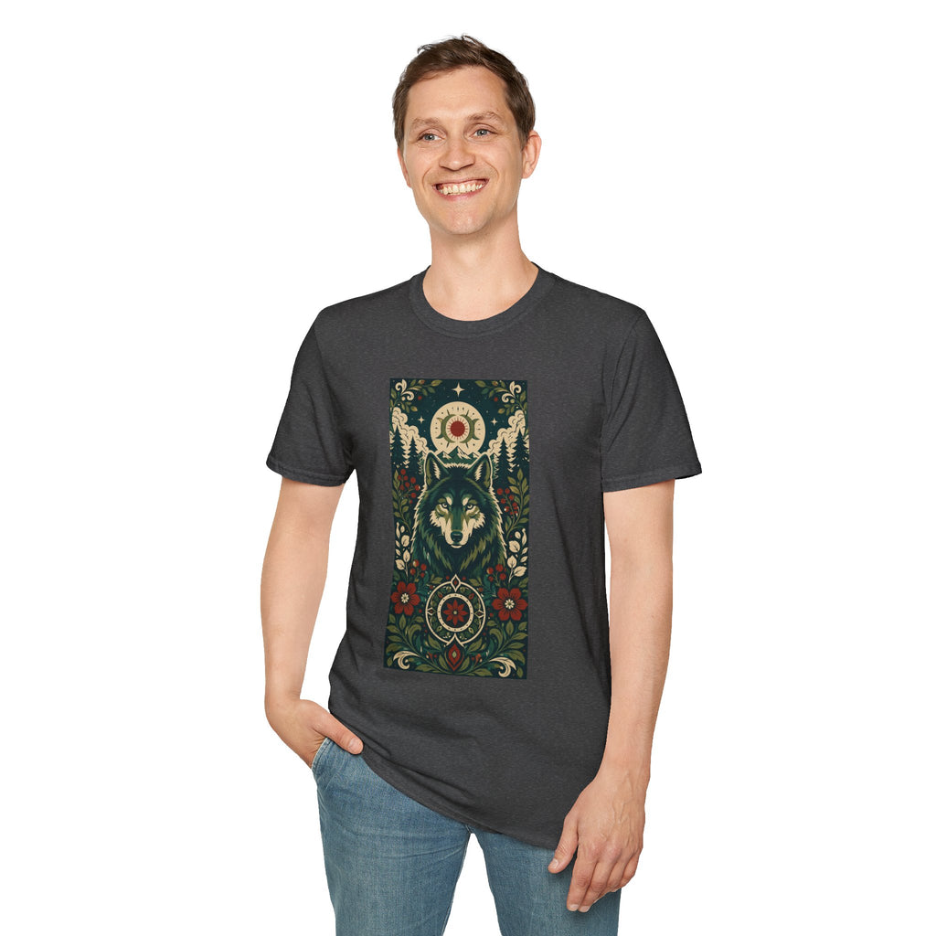 Wolf Spirit T-Shirt — Mystic Forest Moon Graphic