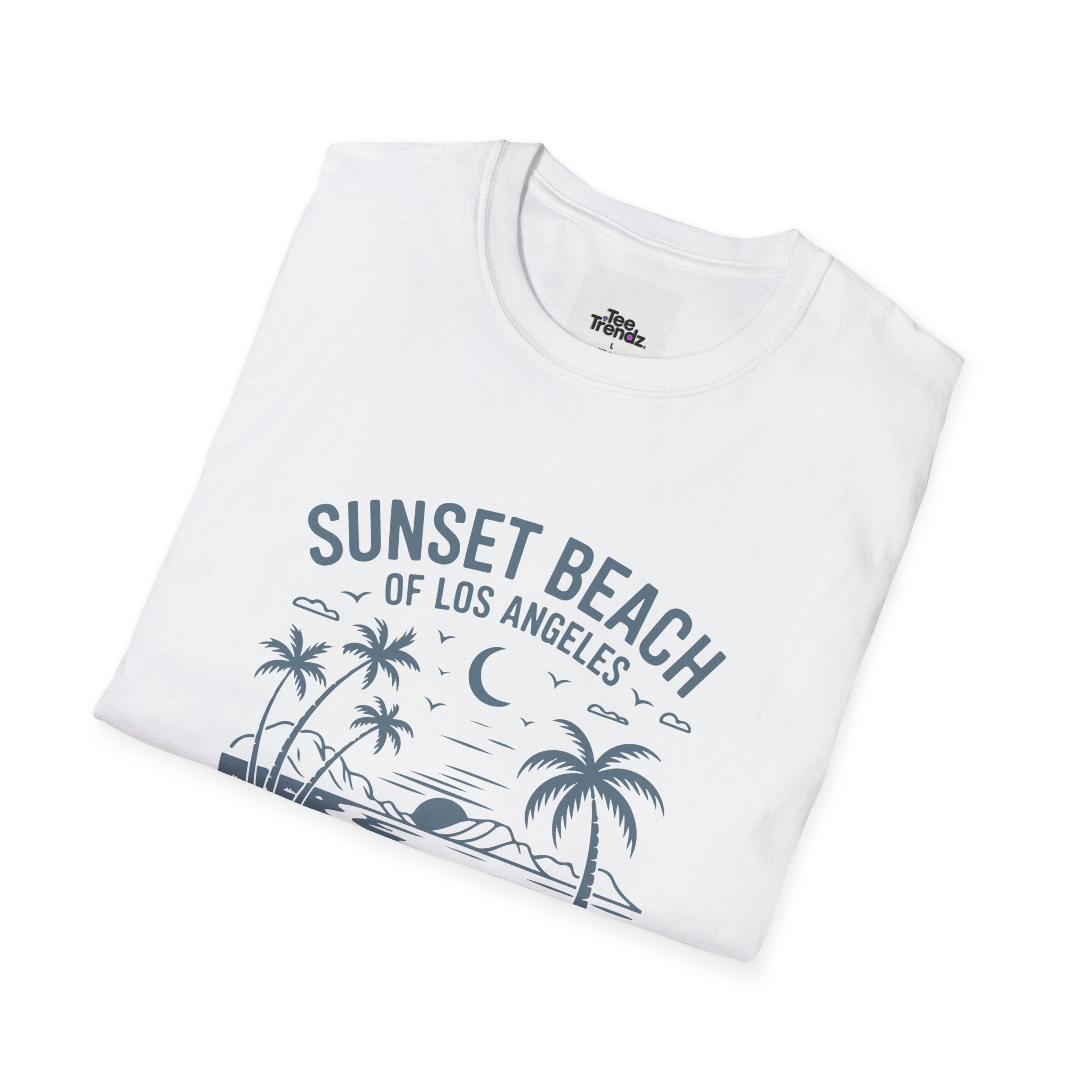 Sunset Beach Surfrider T-Shirt — West Coast California Surf Tee