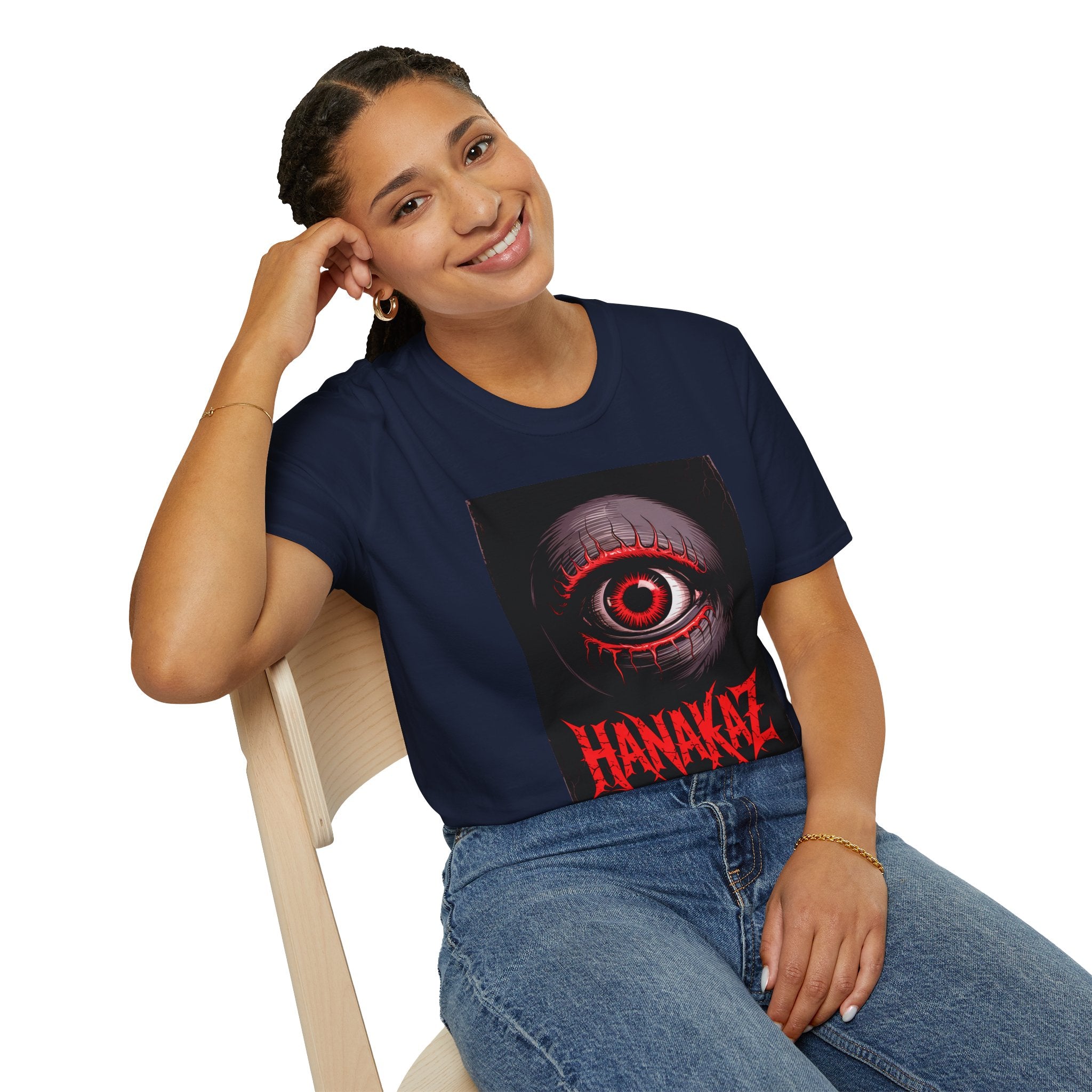 Hanakaz Red Eye Graphic T-Shirt