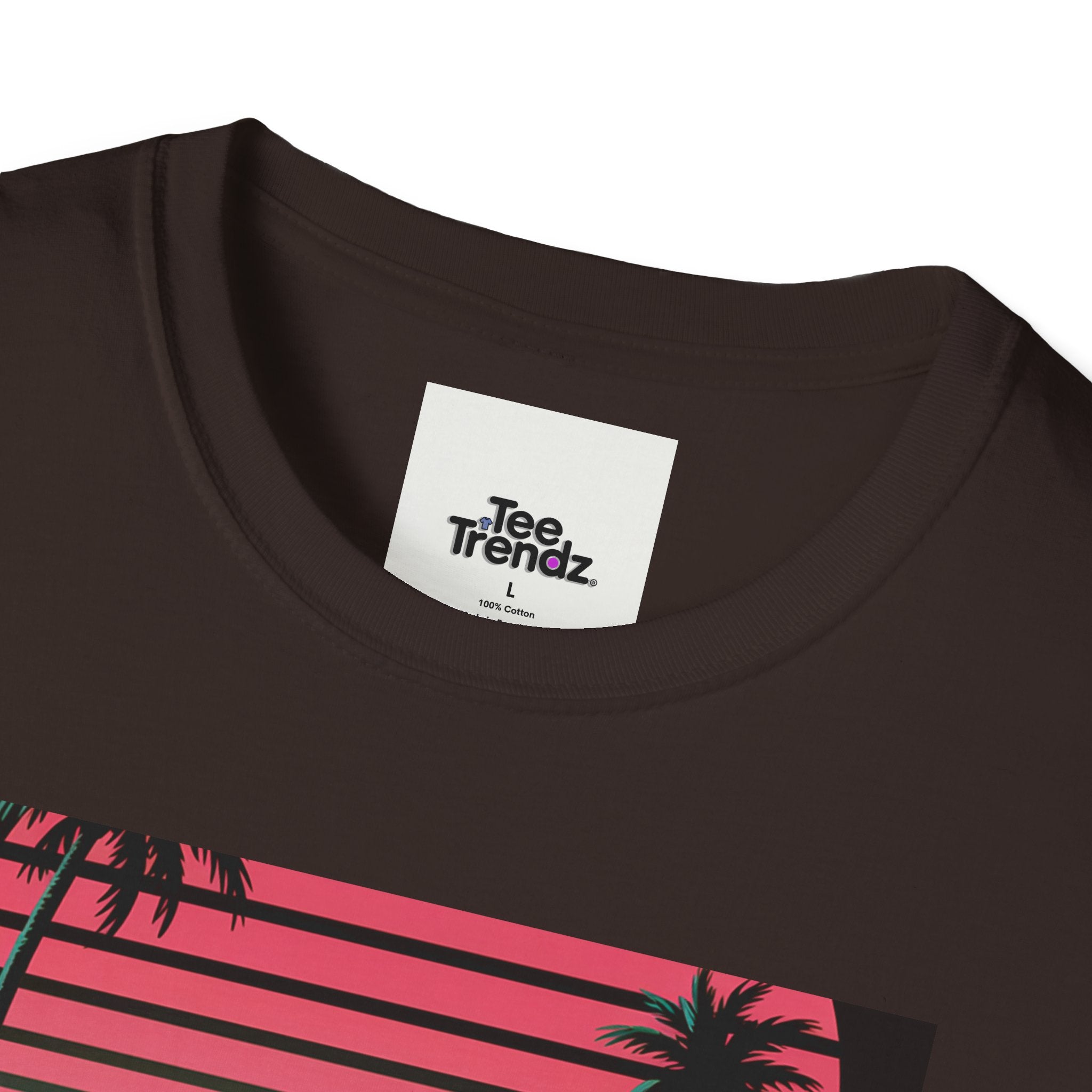 Visit Nebraska Retro T-Shirt — Neon Vintage Roadtrip Poster Design