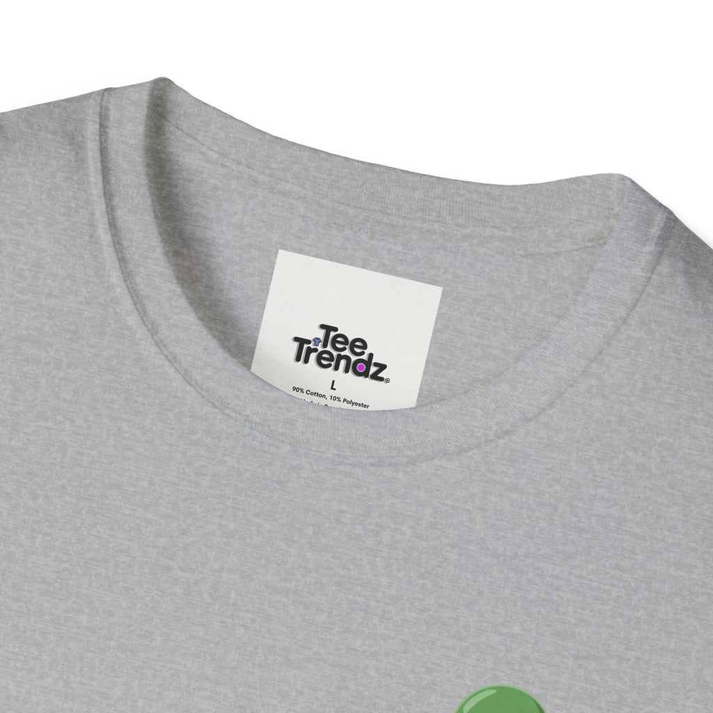 Alien Pocket T-Shirt — Cute Green Alien in Pocket Graphic Tee