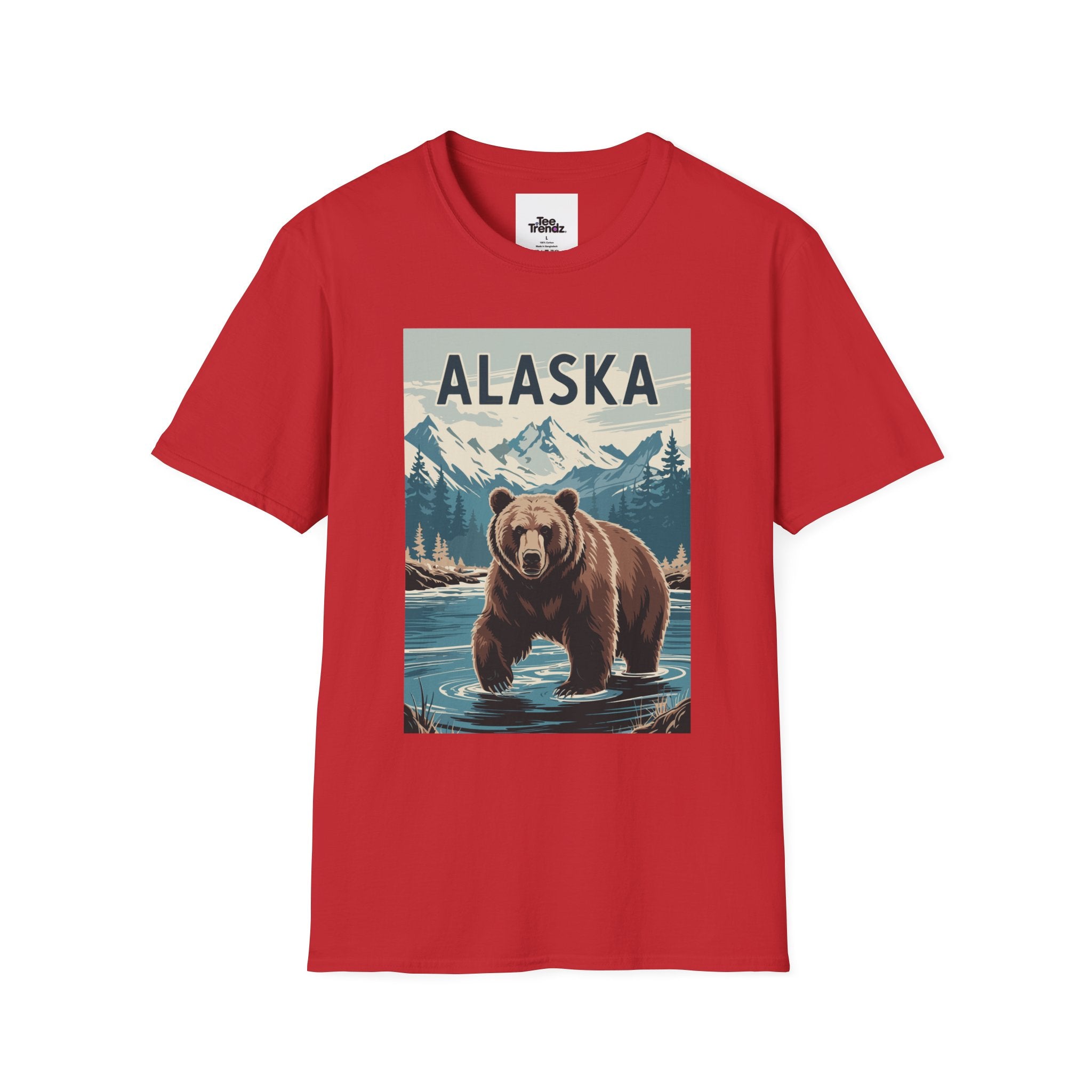 Alaska Bear T-Shirt — Vintage Mountain Wildlife Tee