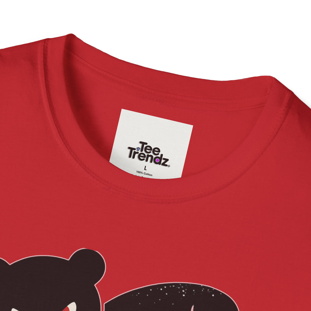 Karate Bear T‑Shirt — Martial Arts Bear with ‘KARATE’ and Japanese Text