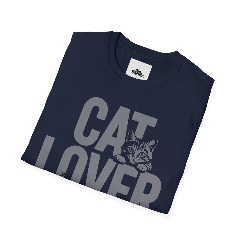 Cat Lover T-Shirt — Bold Graphic Tee for Cat Owners & Pet Lovers
