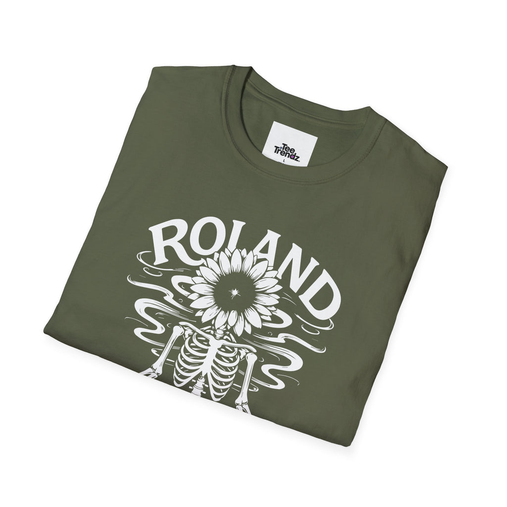 Roland “Fucking Hot” Graphic T-Shirt — Skeleton Sunband Tee