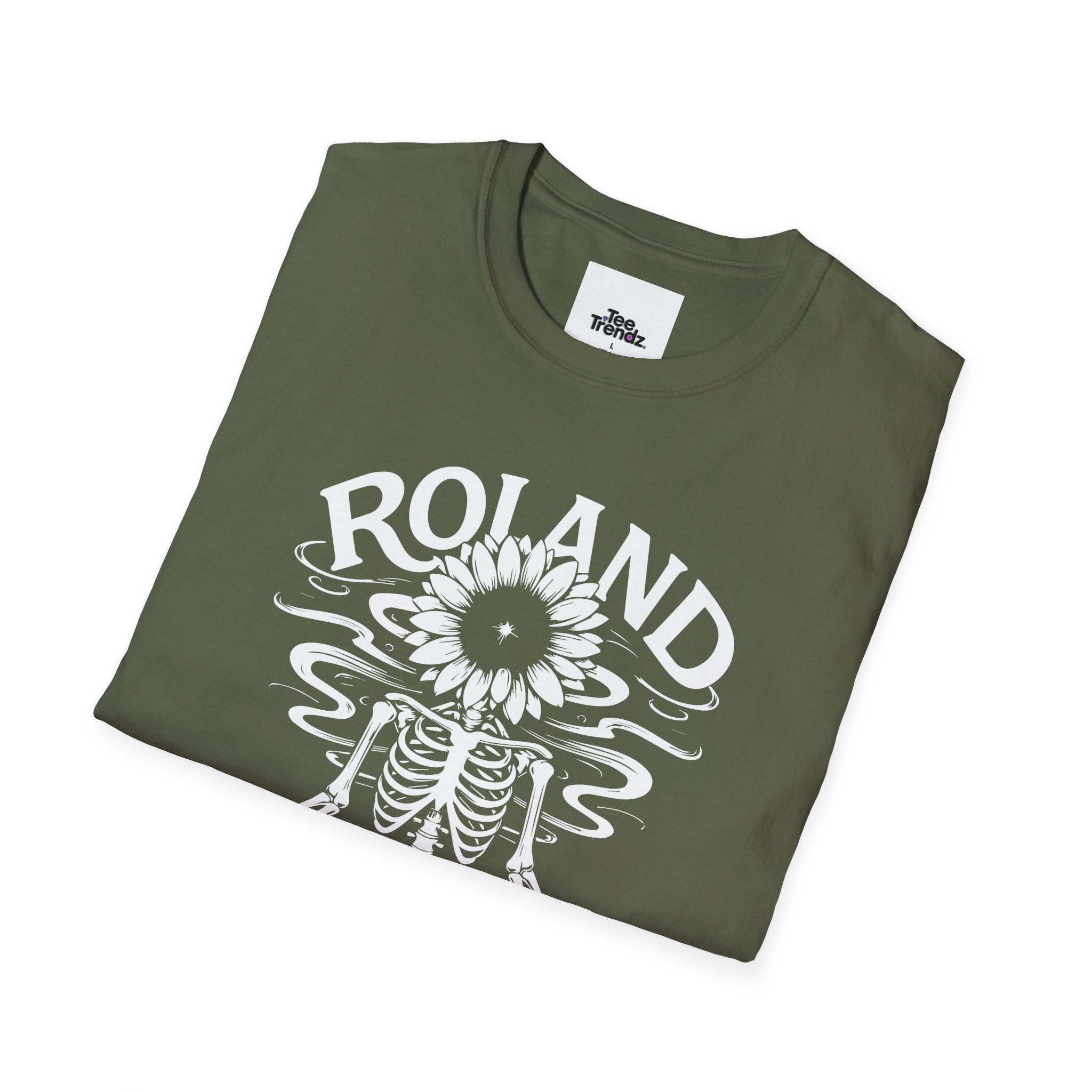 Roland “Fucking Hot” Graphic T-Shirt — Skeleton Sunband Tee
