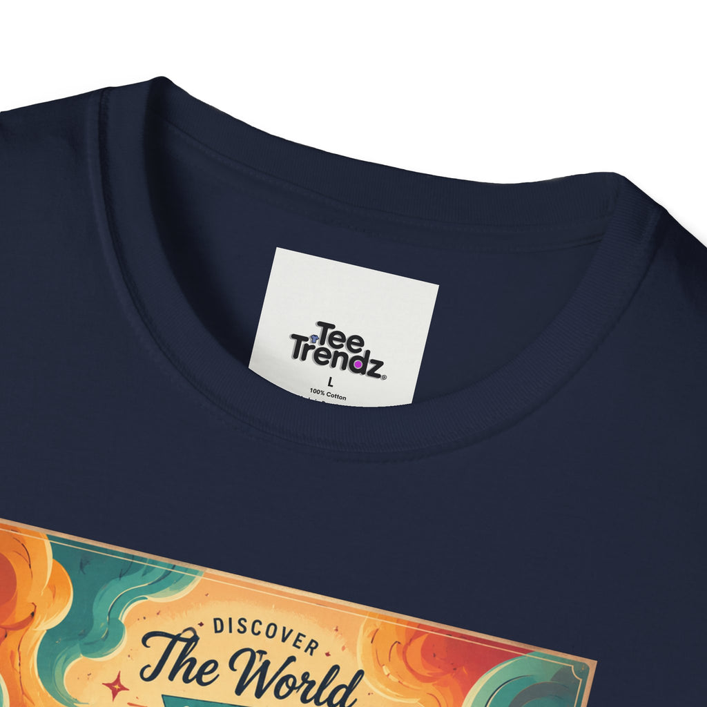 Travel Poster T-Shirt — 'The World, Countless Memories' Vintage Eiffel Tower Tee