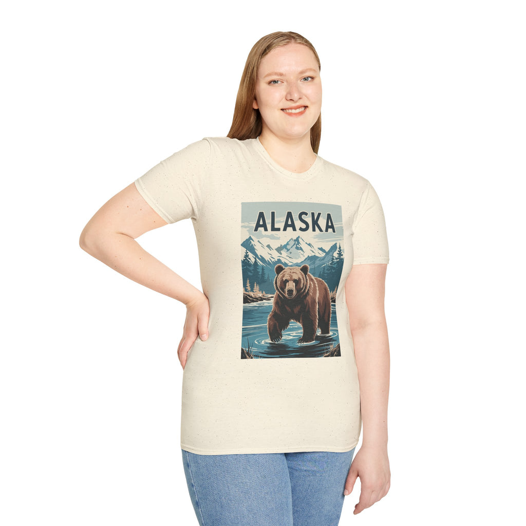 Alaska Bear T-Shirt — Vintage Mountain Wildlife Tee