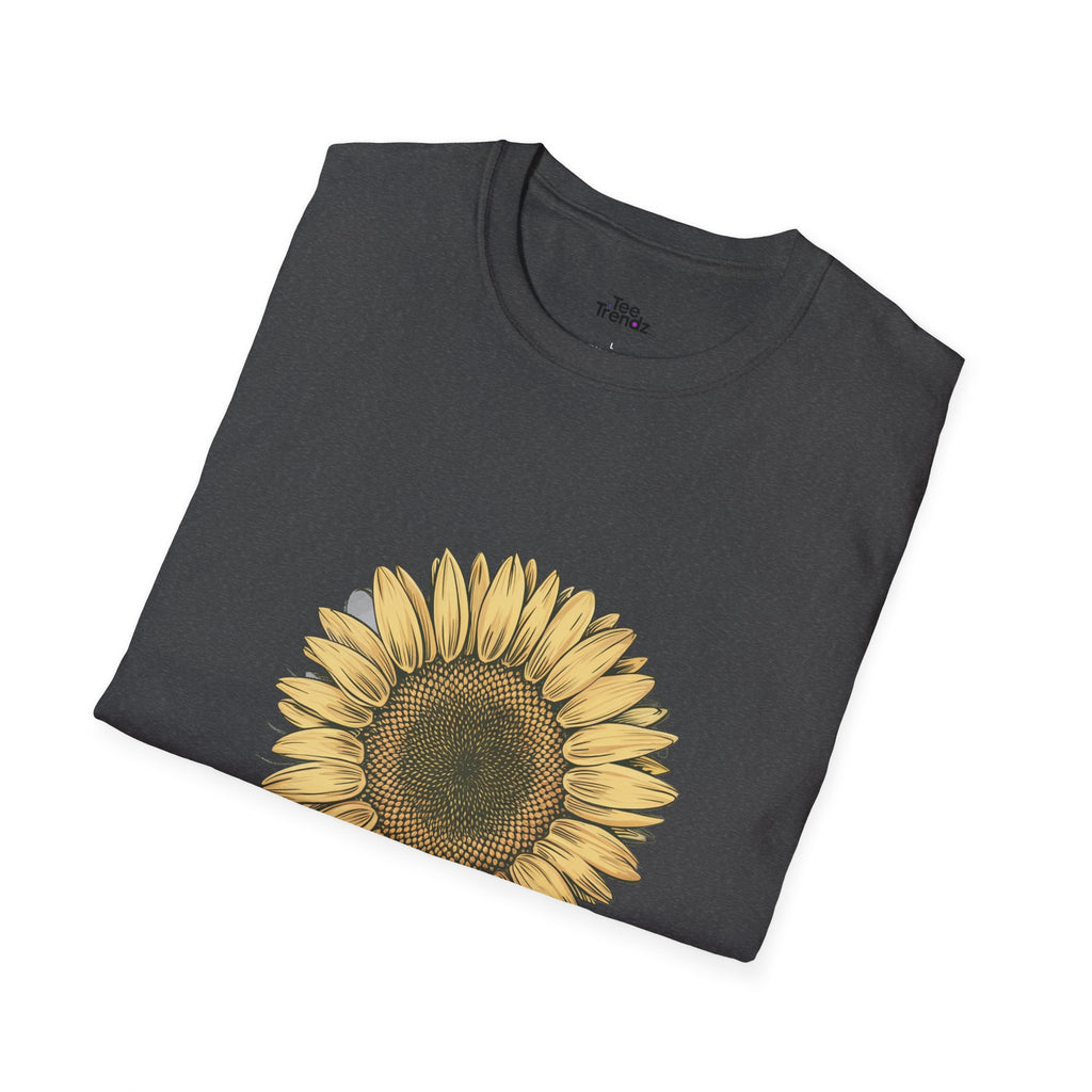 Sunflower Graphic T‑Shirt — Vintage Botanical Floral Tee
