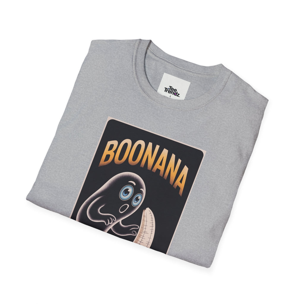 T-Shirt — "Boonana" Ghost with Banana Retro Graphic