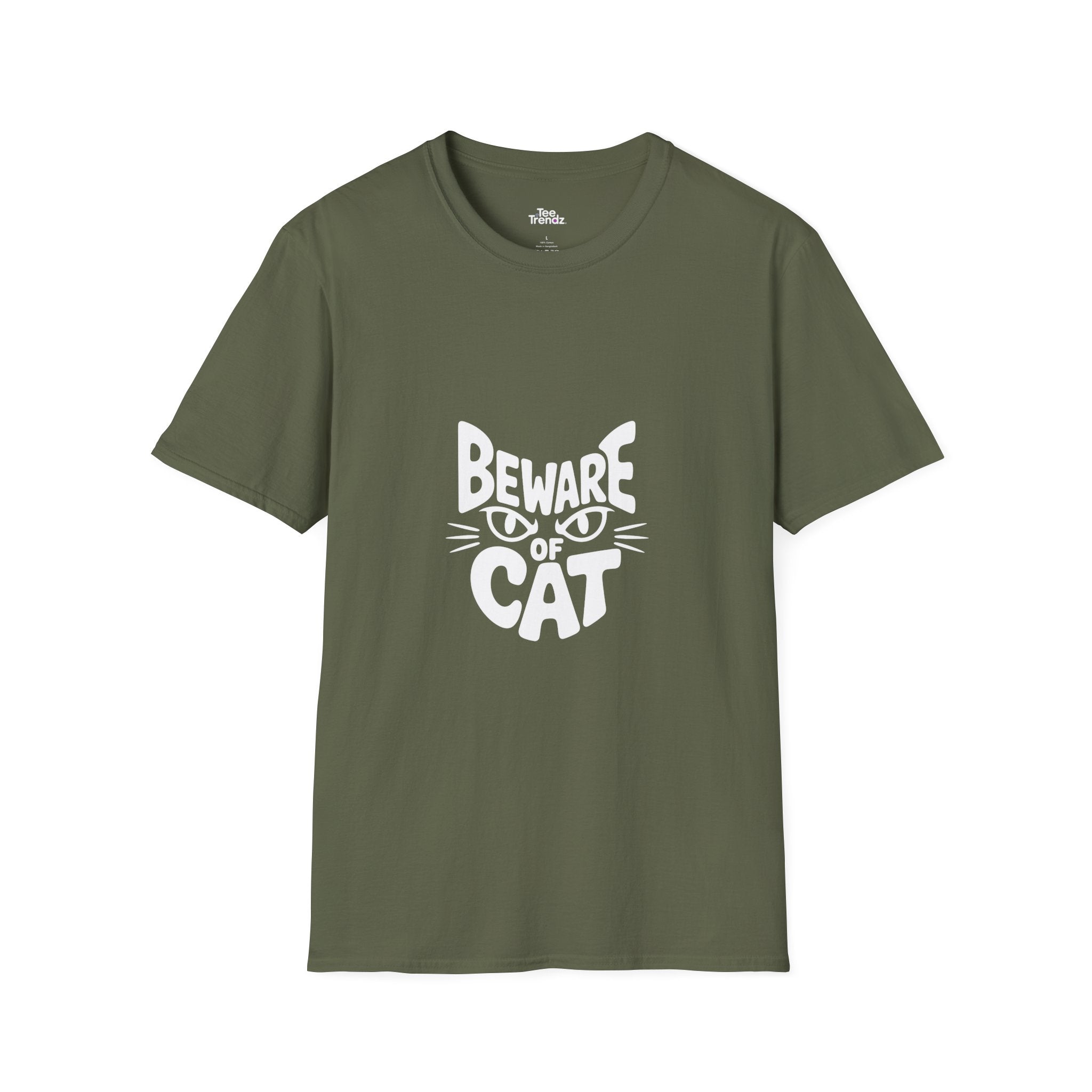Beware of Cat T-Shirt — Funny Cat Lover Tee