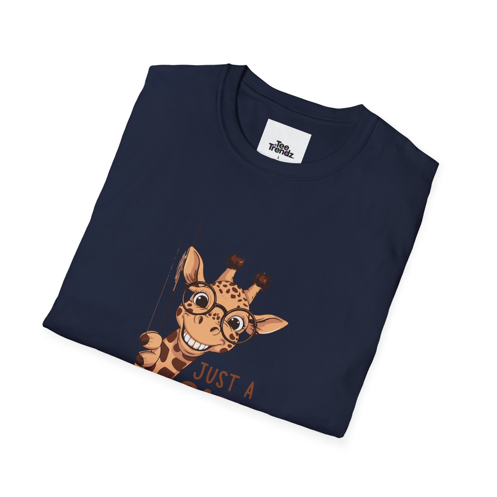Giraffe Lover Tee — "Just a Girl Who Loves Giraffe" Cute Graphic T-Shirt