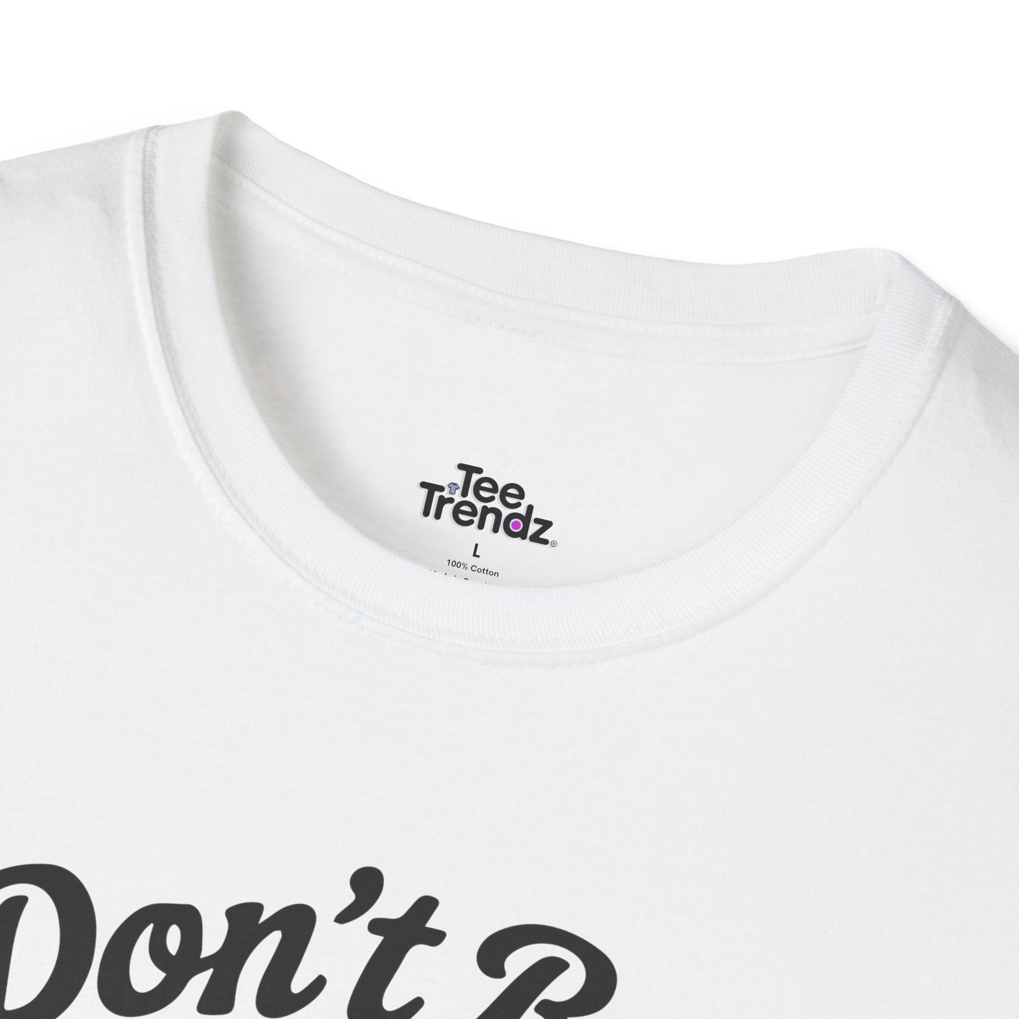 Don't Be a Bitch T-Shirt — Retro Cartoon Floral Graphic Tee