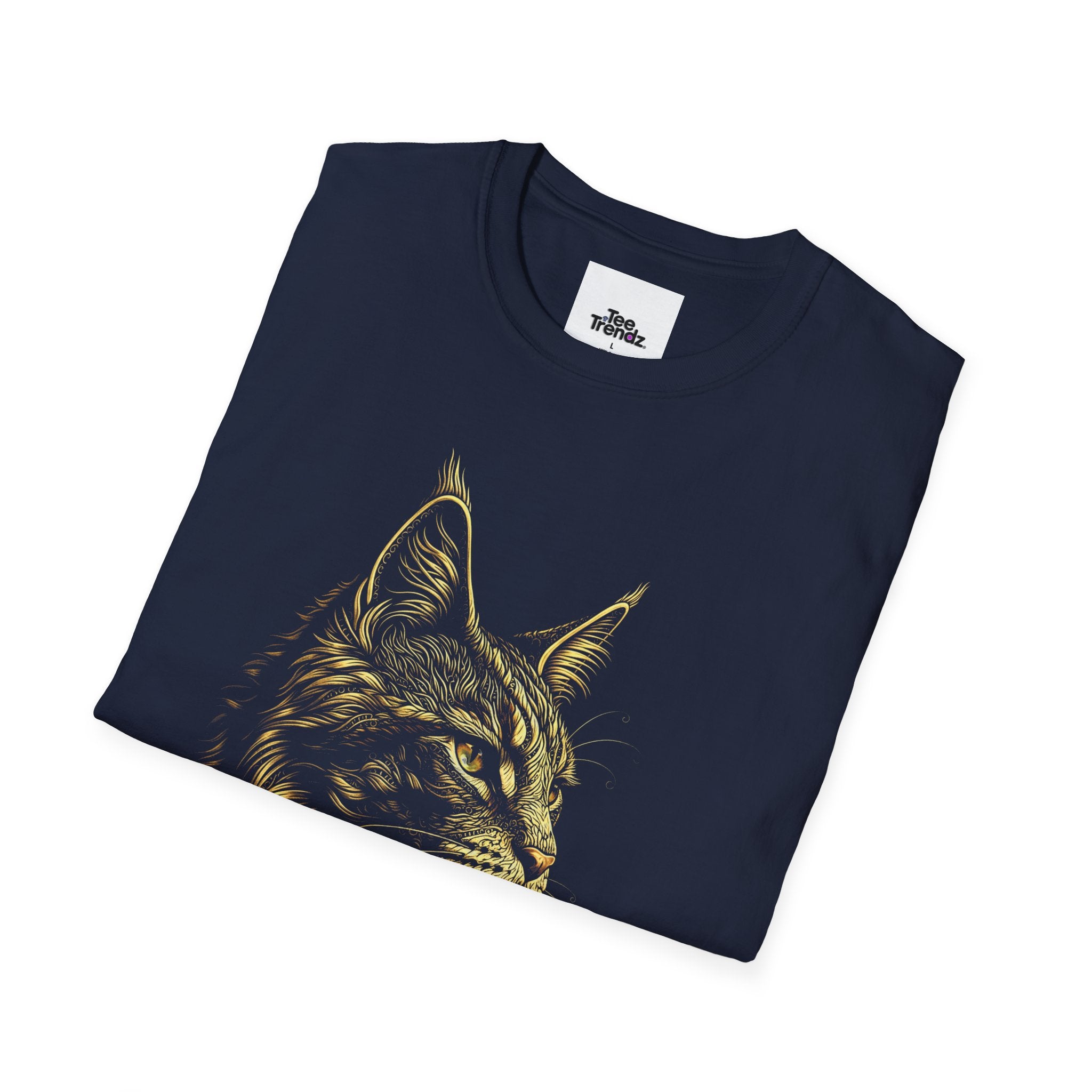 Lynx Sketch T-Shirt — Minimal Wildlife Illustration Tee