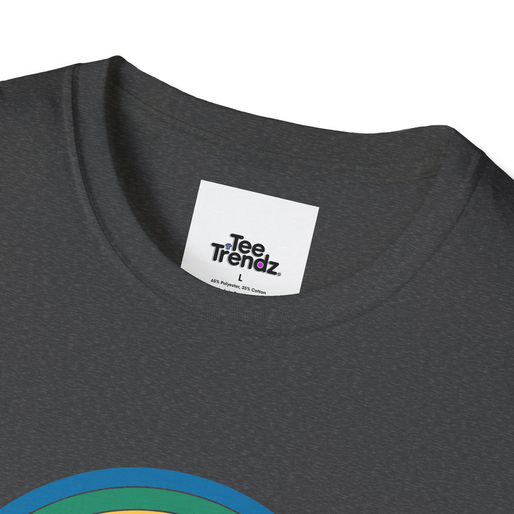 Pure Joy Dog T-Shirt – Playful Beagle Graphic Tee with Rainbow