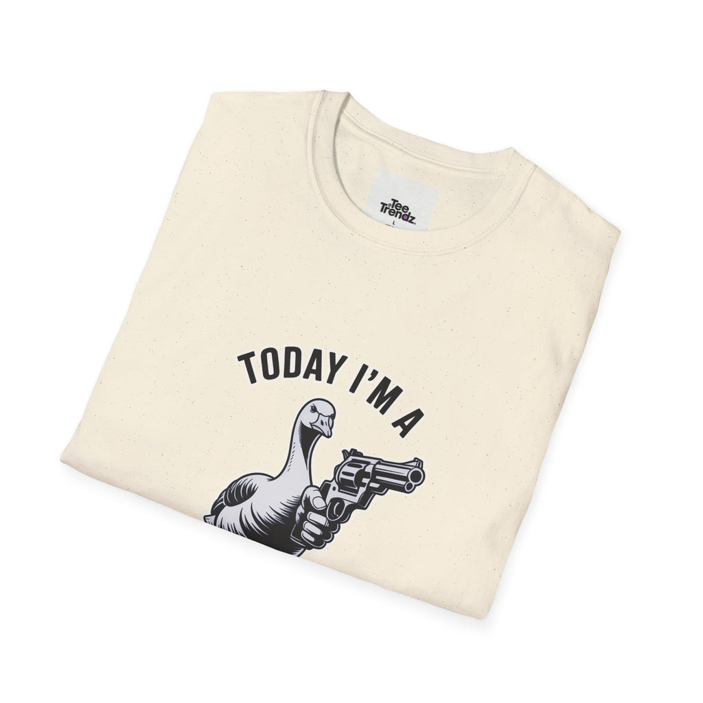 Serious Goose T-Shirt — "Today I'm a Serious Goose" Funny Graphic Tee