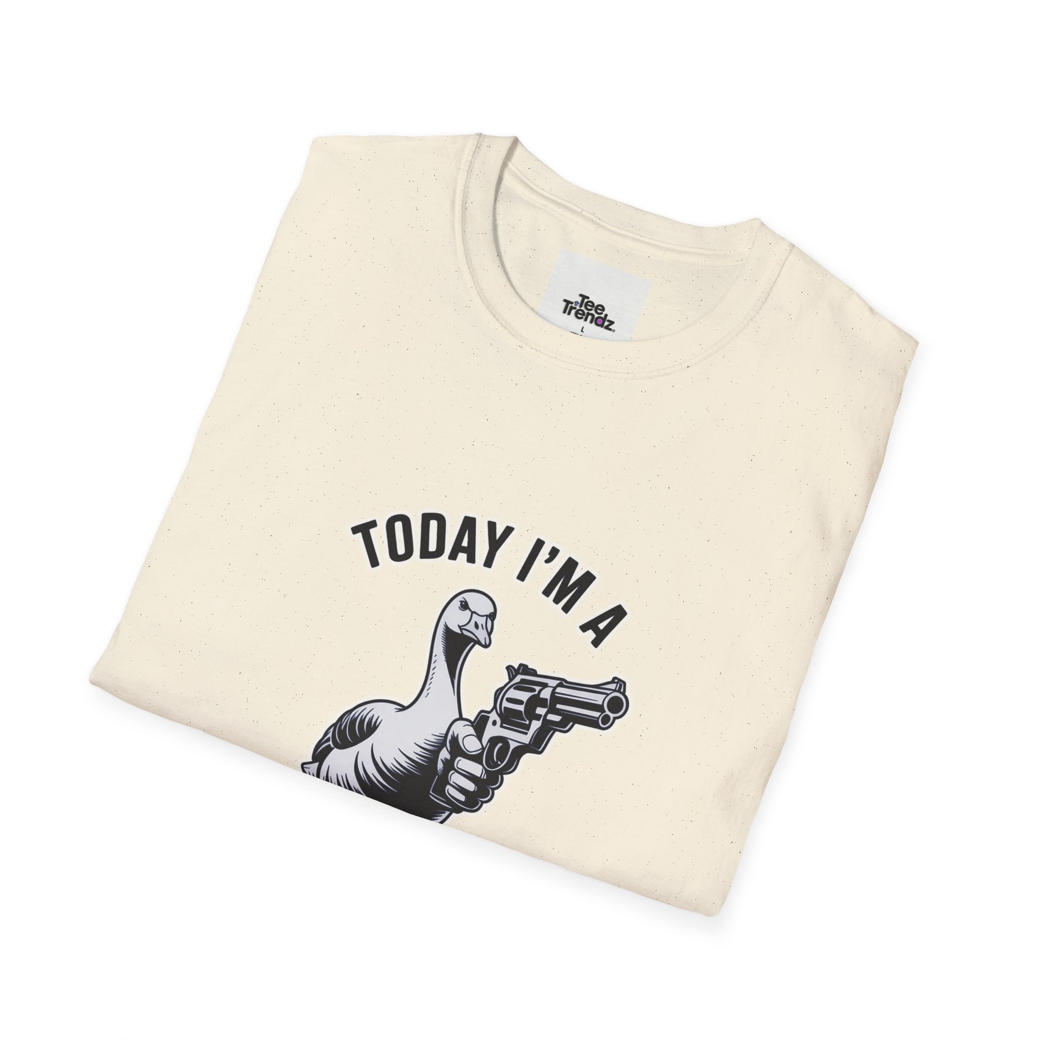Serious Goose T-Shirt — "Today I'm a Serious Goose" Funny Graphic Tee