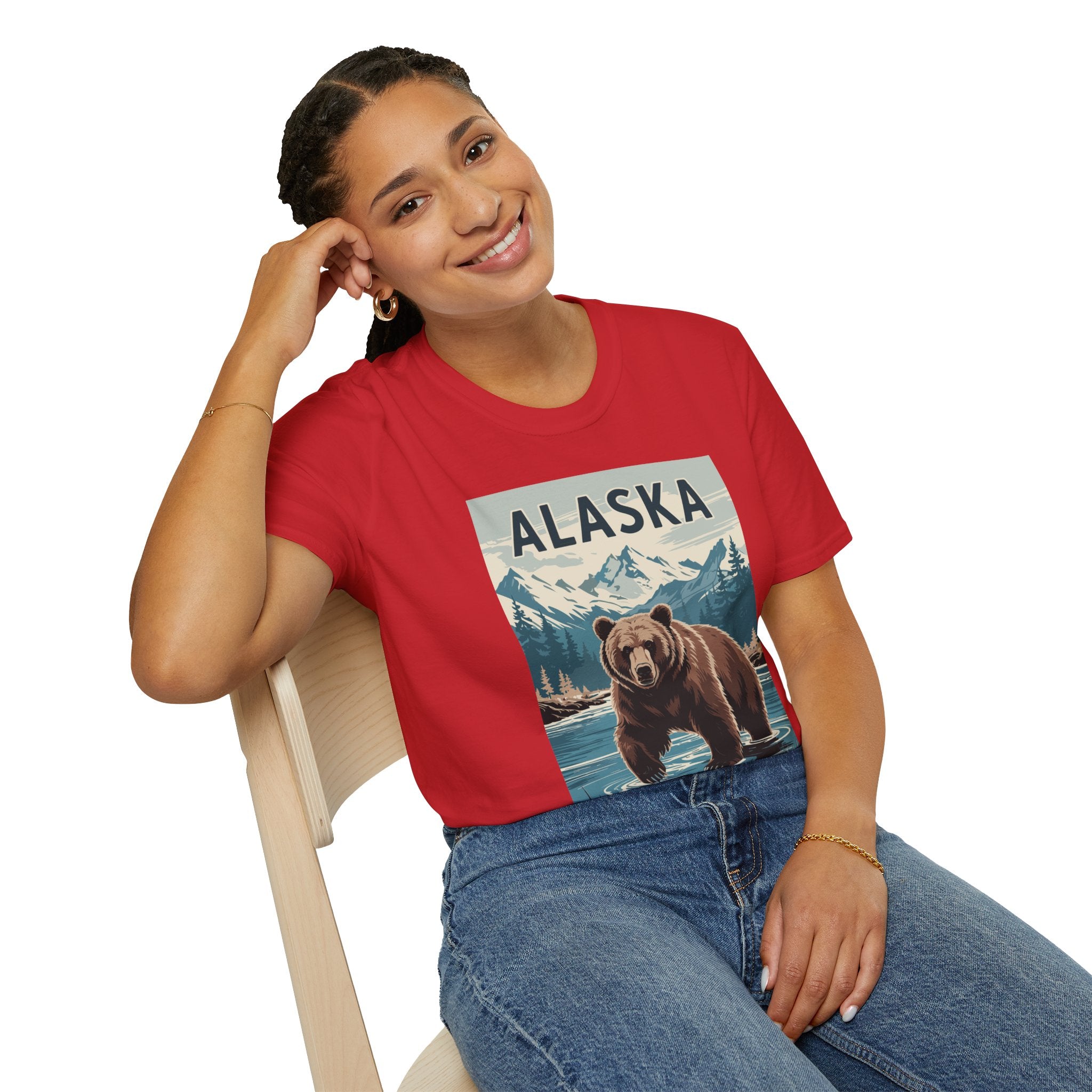 Alaska Bear T-Shirt — Vintage Mountain Wildlife Tee