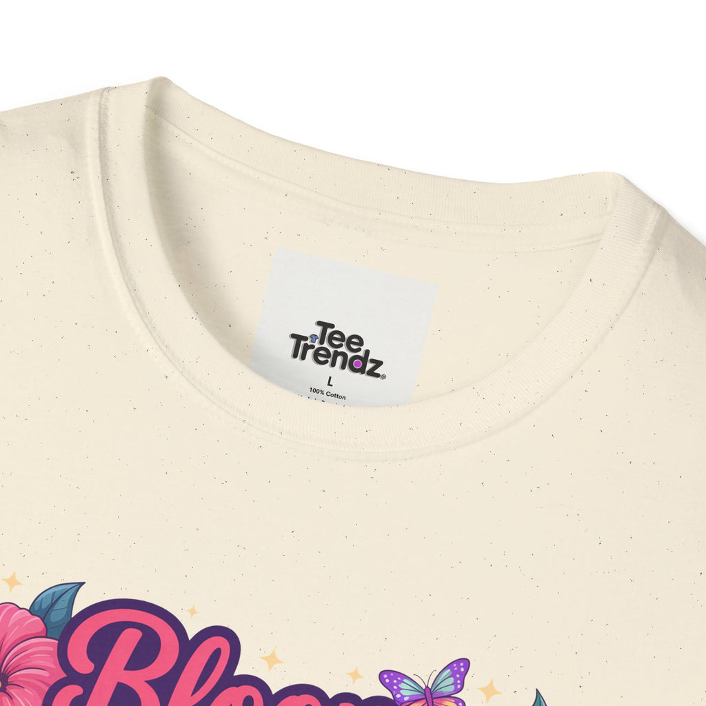 Bloom Baby Bloom Floral T-Shirt — Cute Spring Garden Tee for New Moms & Moms-to-Be