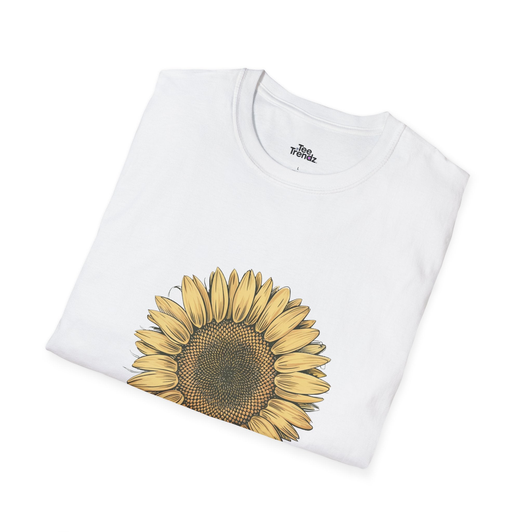 Sunflower Graphic T‑Shirt — Vintage Botanical Floral Tee