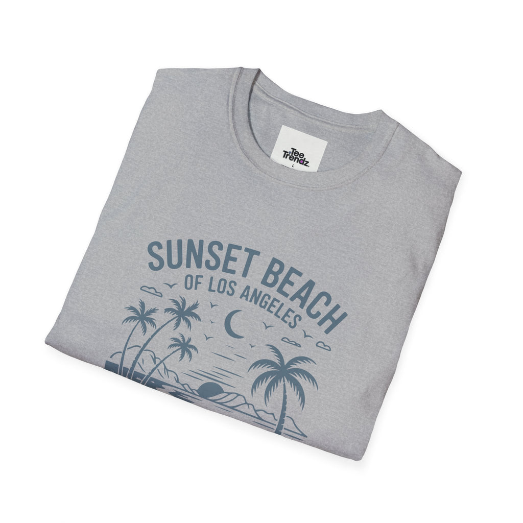 Sunset Beach Surfrider T-Shirt — West Coast California Surf Tee
