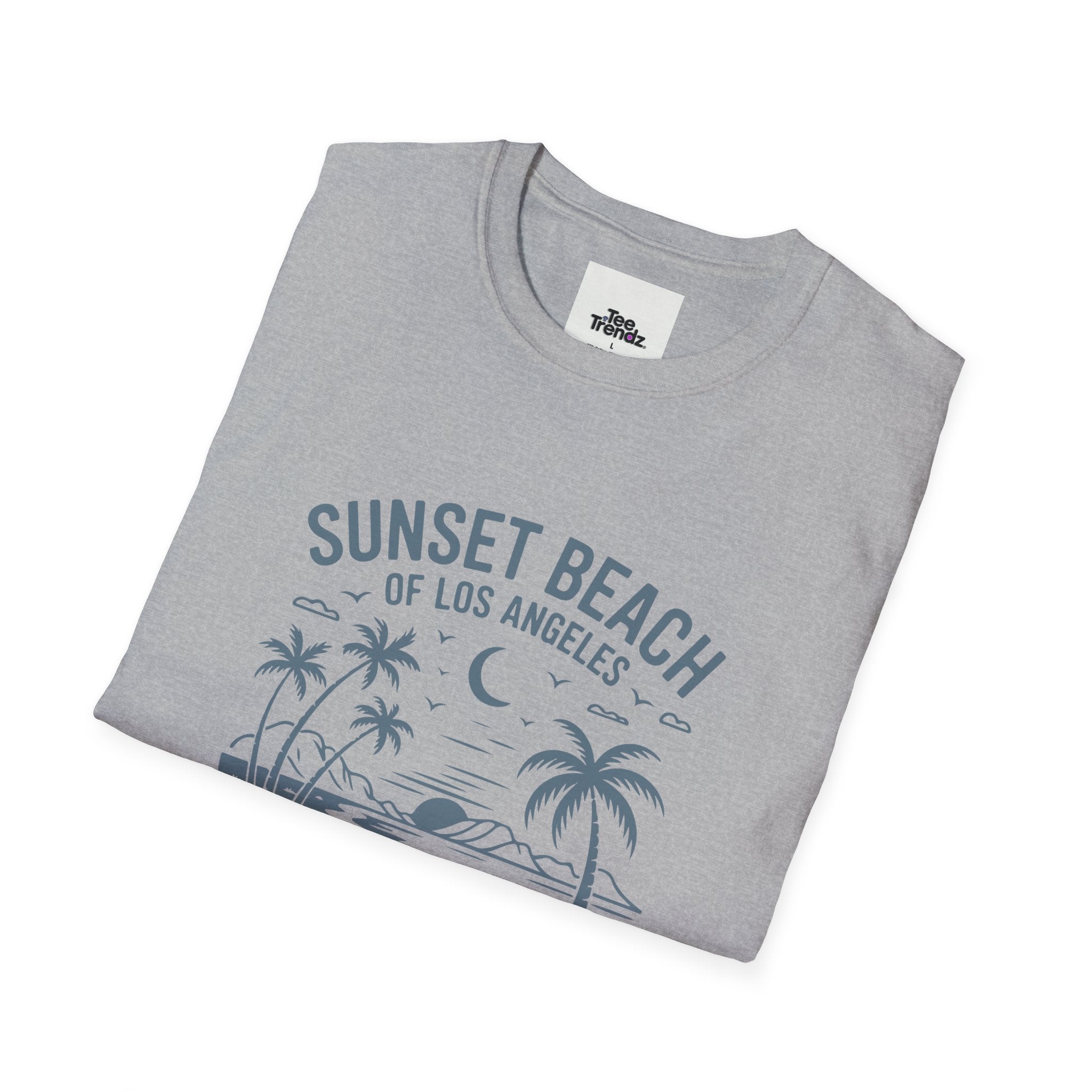 Sunset Beach Surfrider T-Shirt — West Coast California Surf Tee