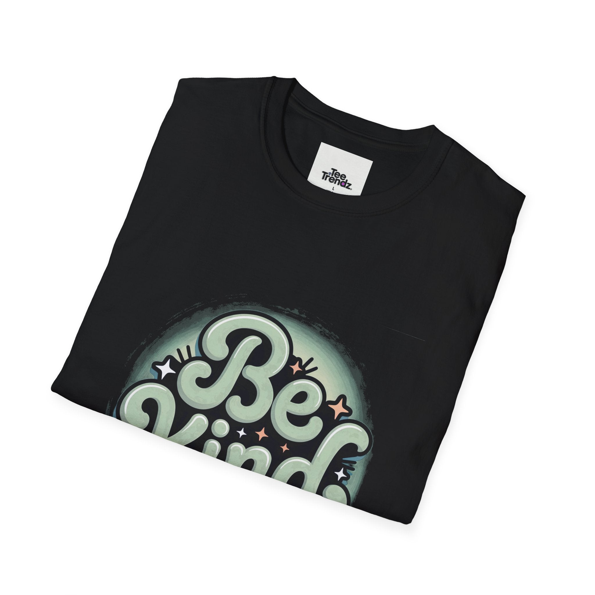 Be Kind T-Shirt — Retro Script Kindness Tee