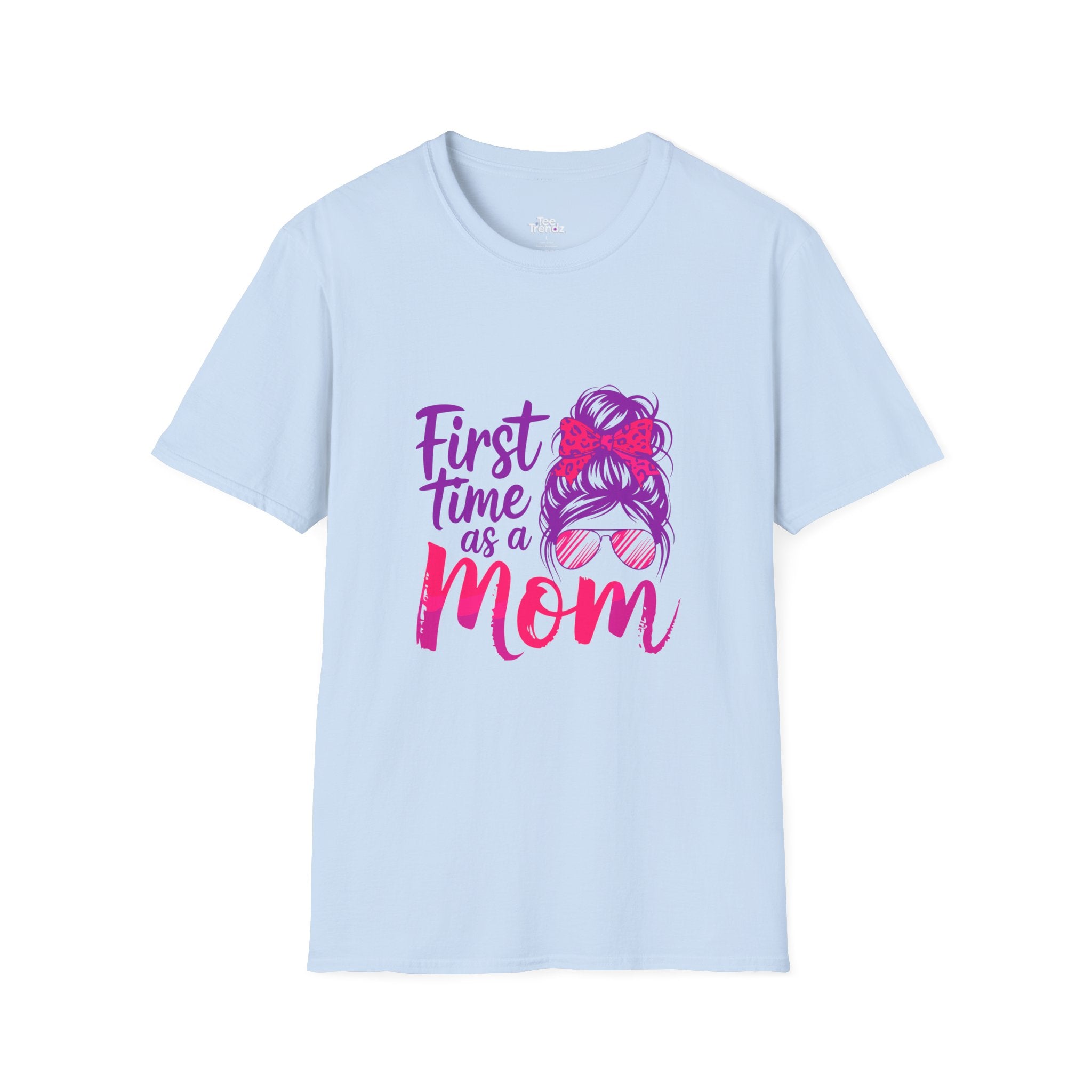 First Time as a Mom T-Shirt — New Mom Gift, Cute Mom Life Tee