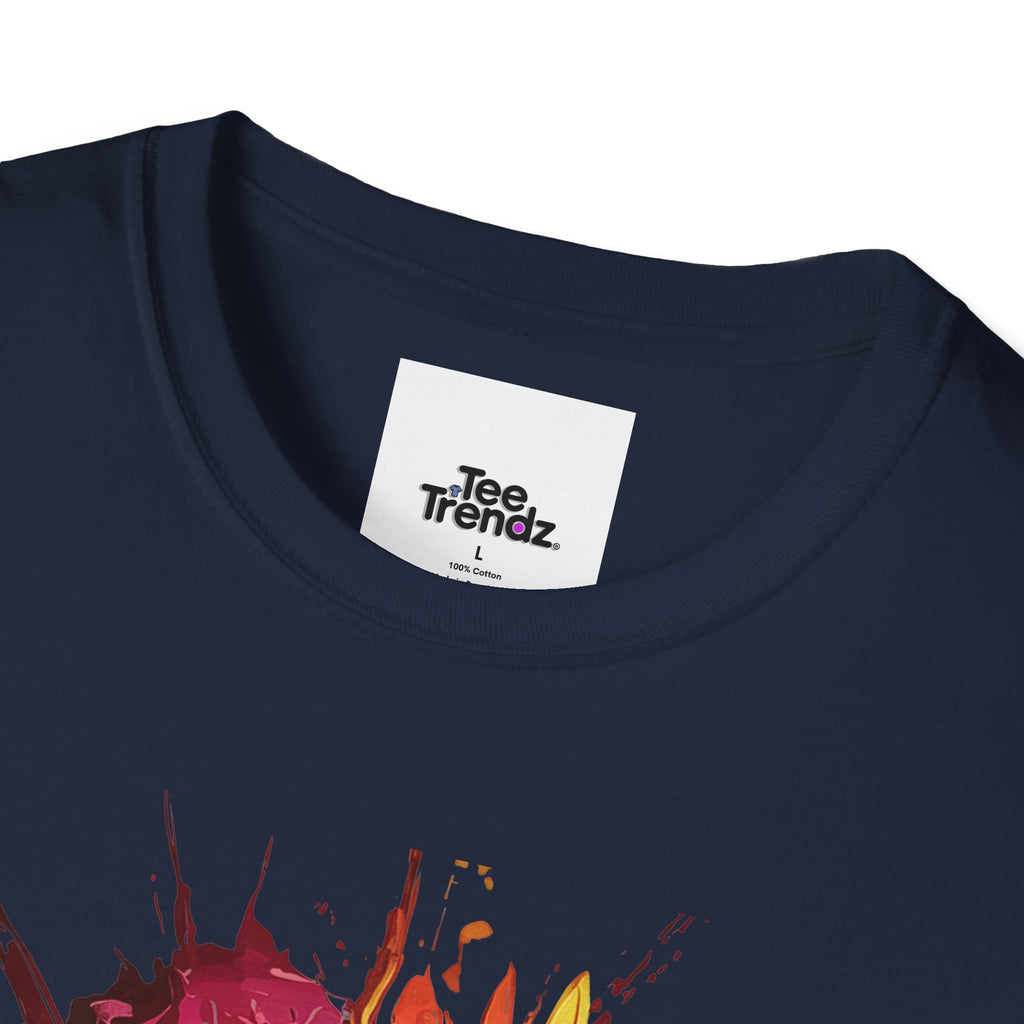 I Feel Like Painting T-Shirt — Colorful Paint Splash Artist Tee