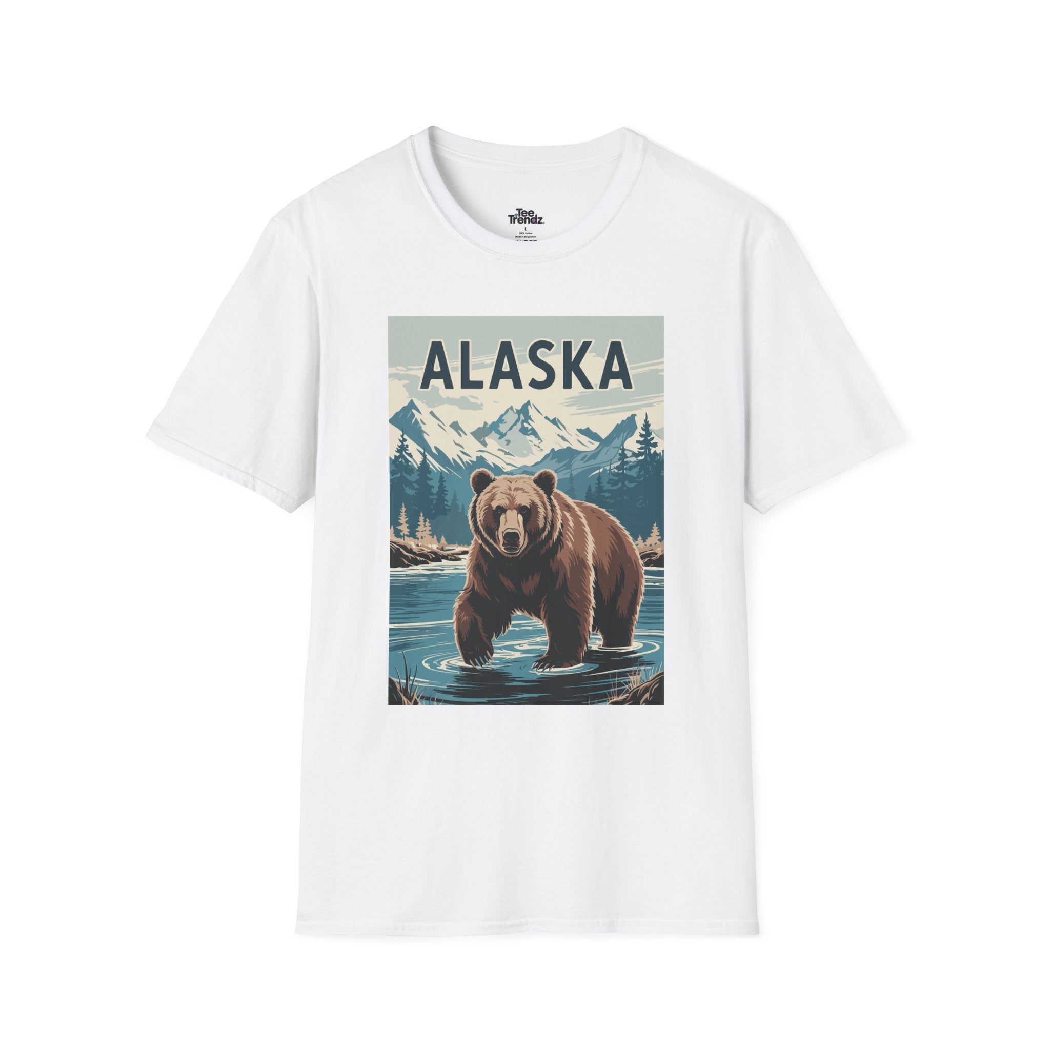 Alaska Bear T-Shirt — Vintage Mountain Wildlife Tee
