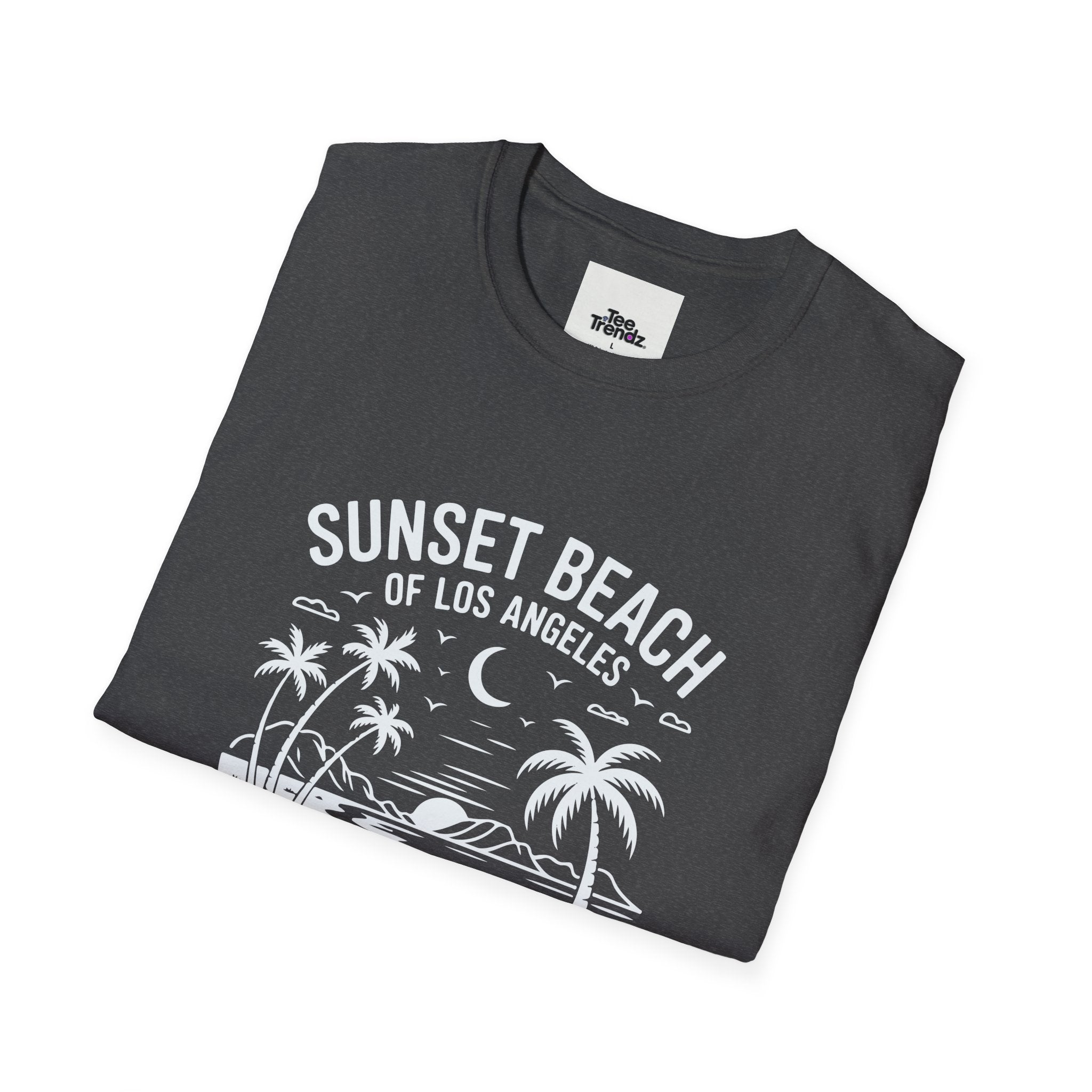 Sunset Beach Surfrider T-Shirt — West Coast California Surf Tee