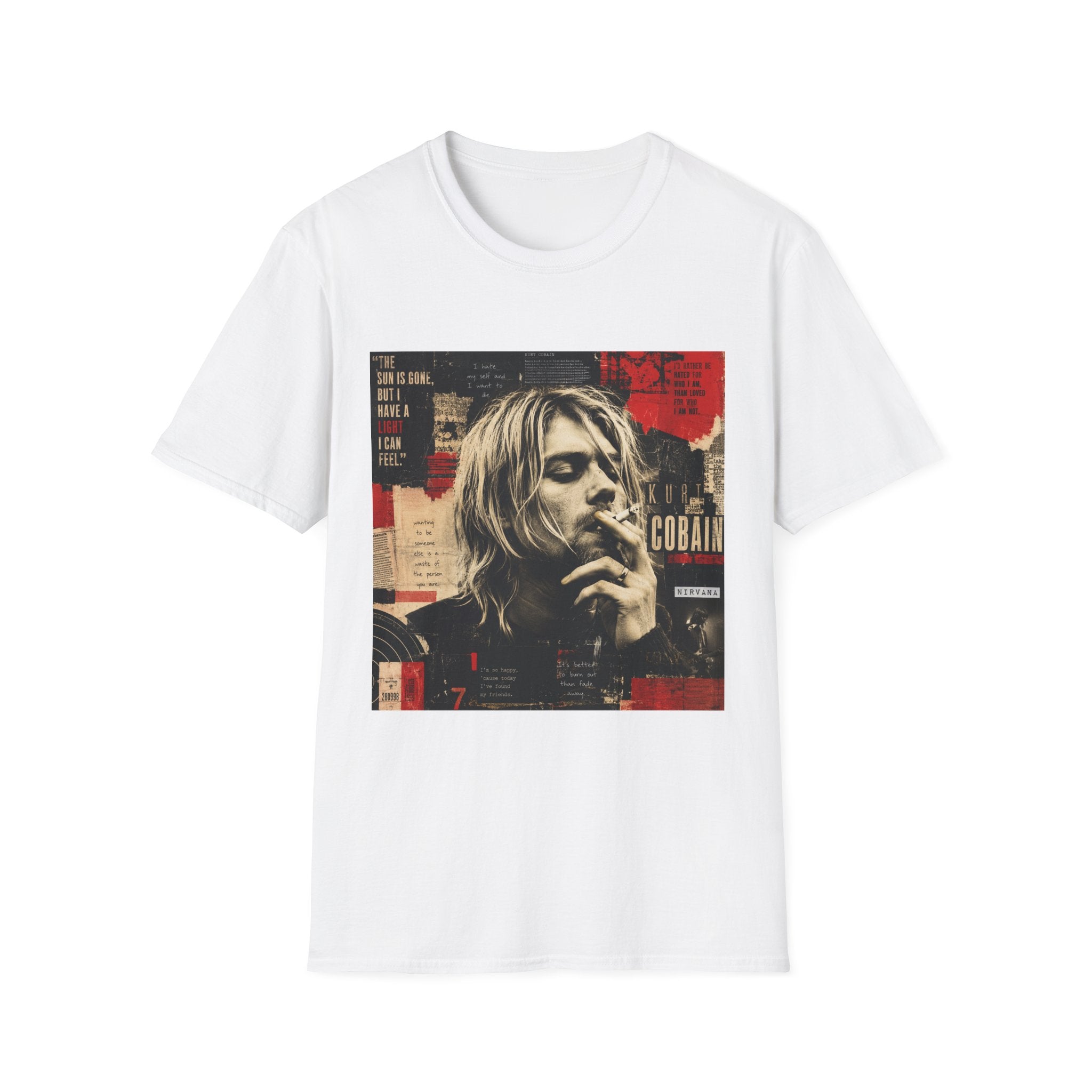 Vintage Grunge Band Portrait T-Shirt