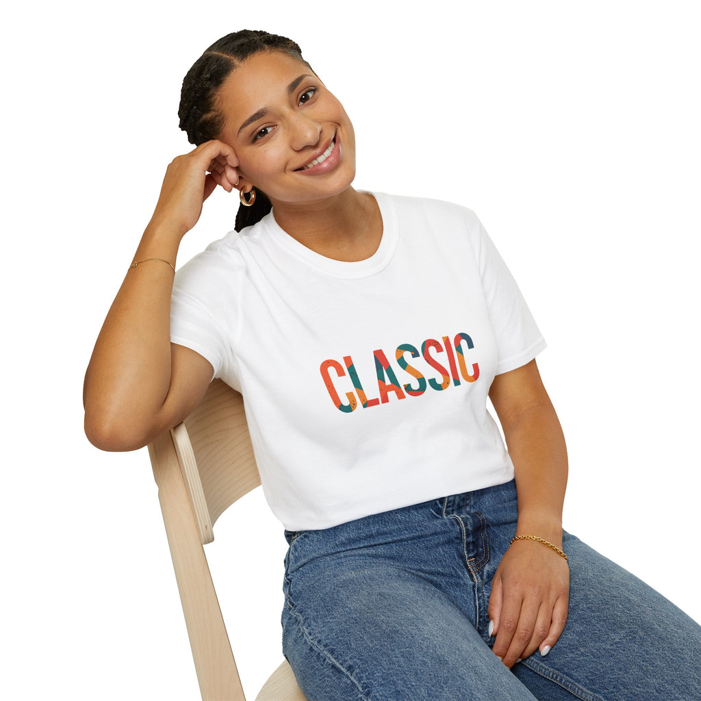Classic Retro Text T-Shirt