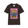 Too Cool for Traffic Avocado Tee — Retro Beach Car Graphic T-Shirt