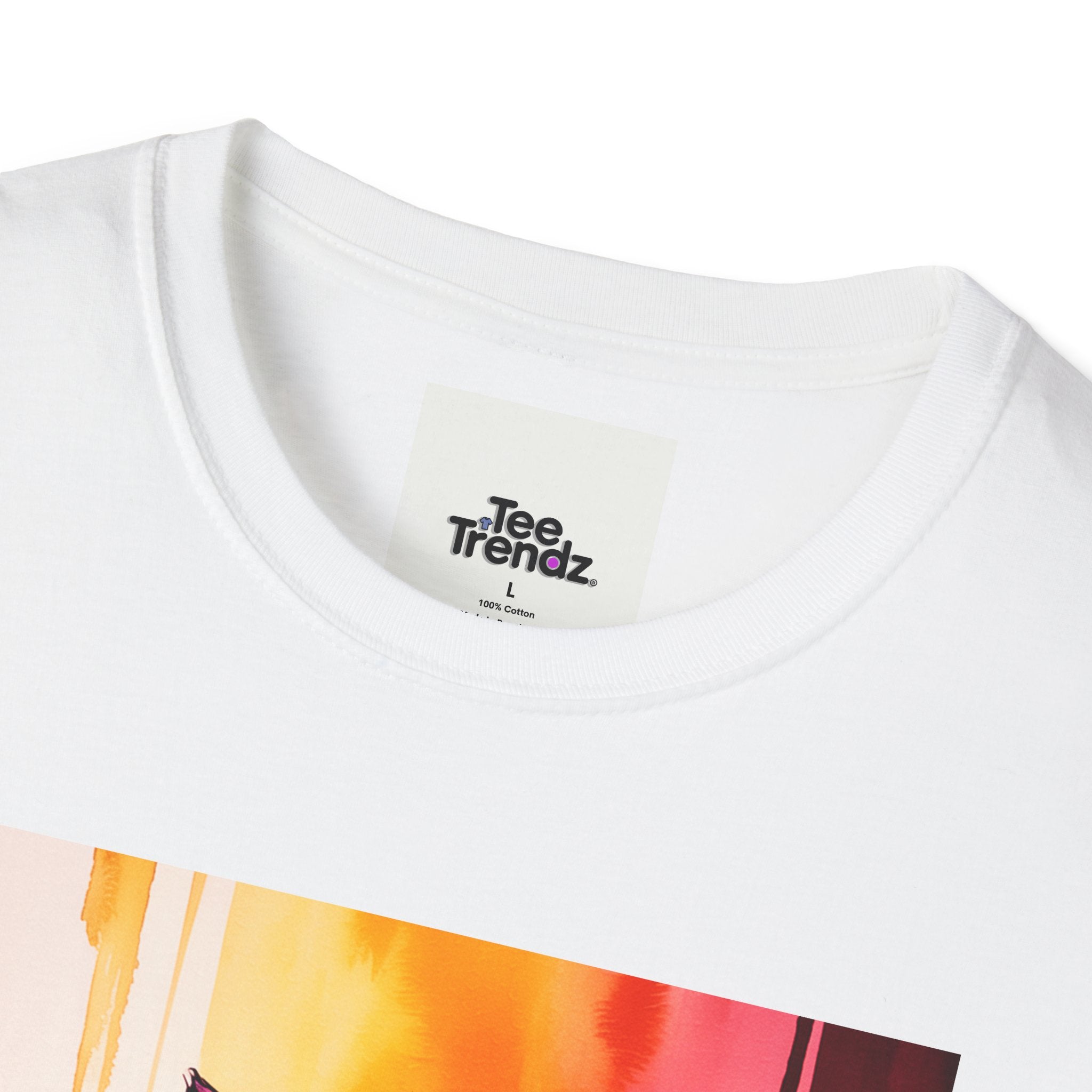 Colorful Stacked Cats T-Shirt — Playful Cute Cat Art Tee