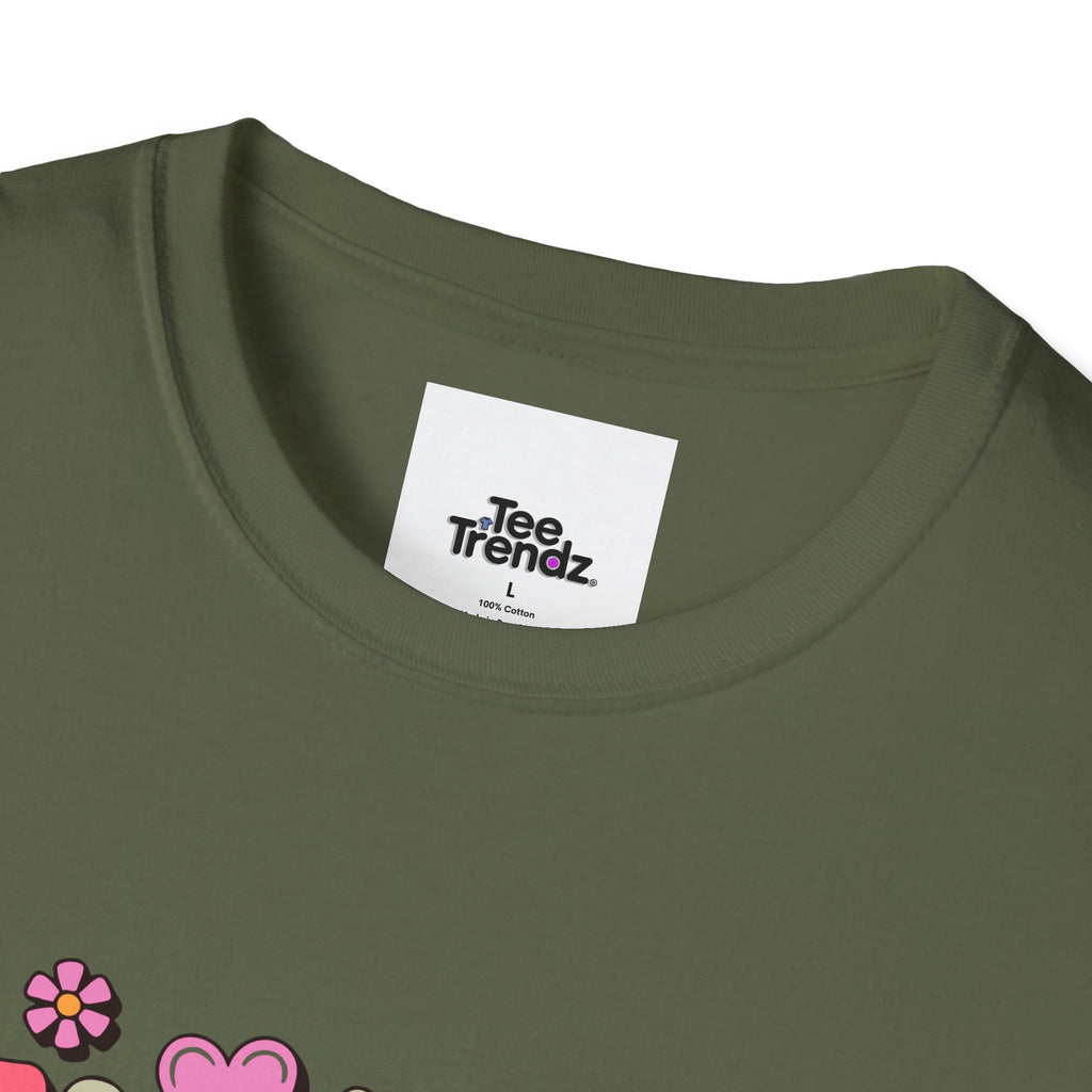 Flower Girl T-Shirt — Cute Retro Floral Wedding Tee for Kids