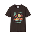 Summer Never Ends T-Shirt — "Take Me Where Summer Never Ends" Beach Vibes Tee