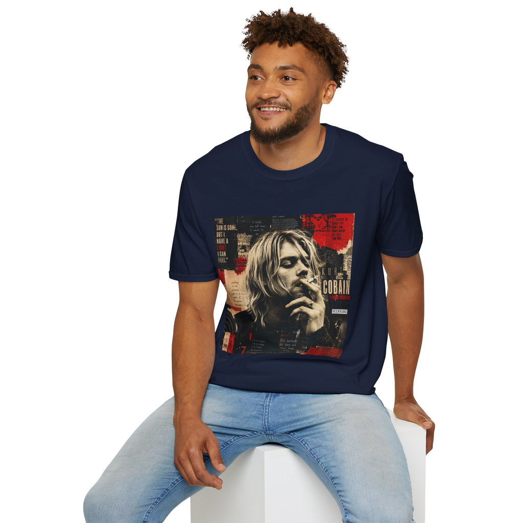 Vintage Grunge Band Portrait T-Shirt