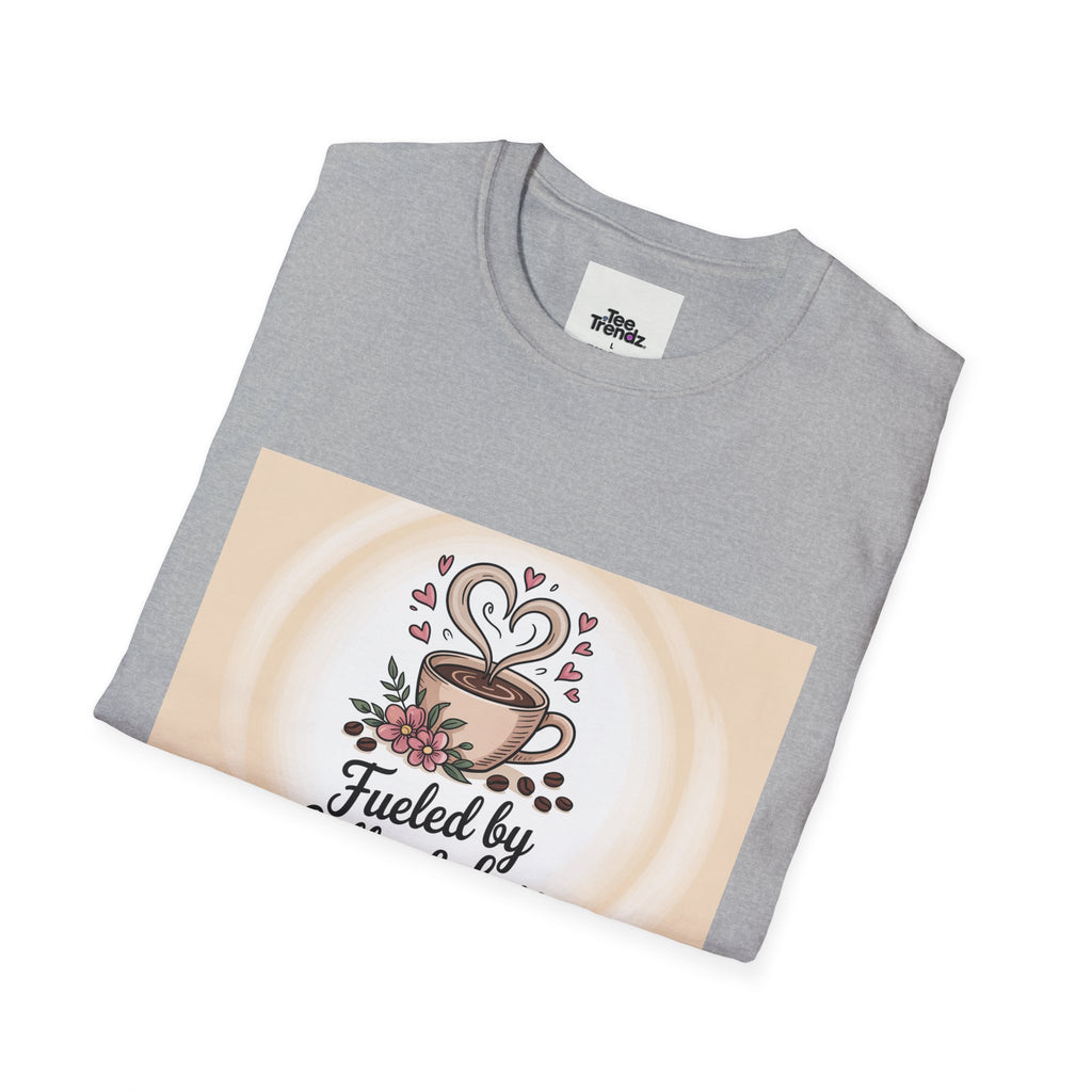 Coffee Lover T-Shirt — "Fueled by Coffee & Love" Graphic Tee