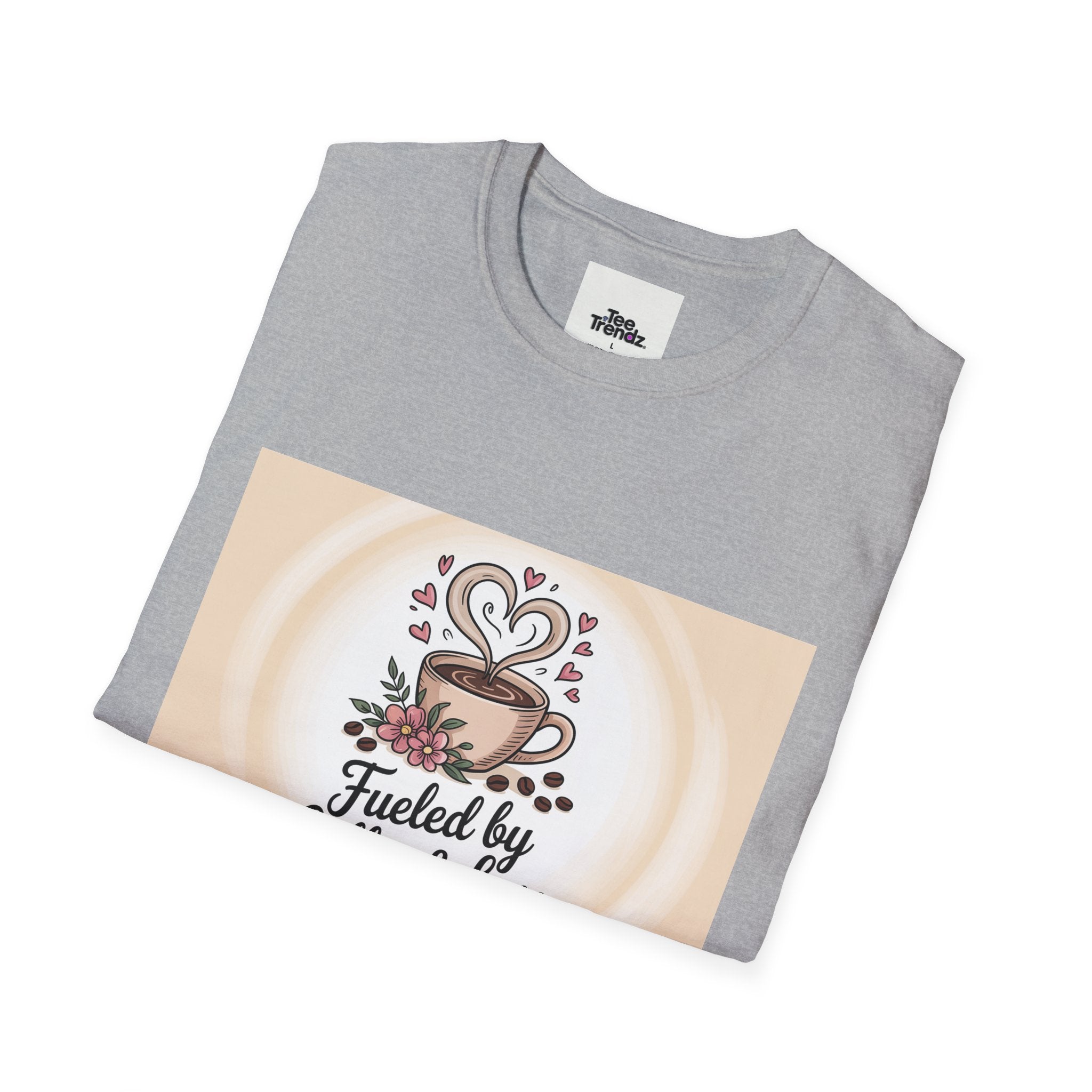 Coffee Lover T-Shirt — "Fueled by Coffee & Love" Graphic Tee