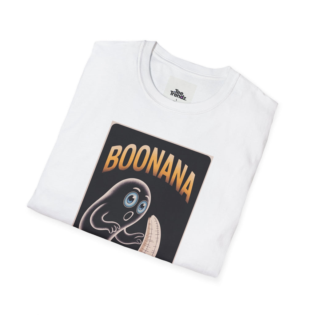 T-Shirt — "Boonana" Ghost with Banana Retro Graphic