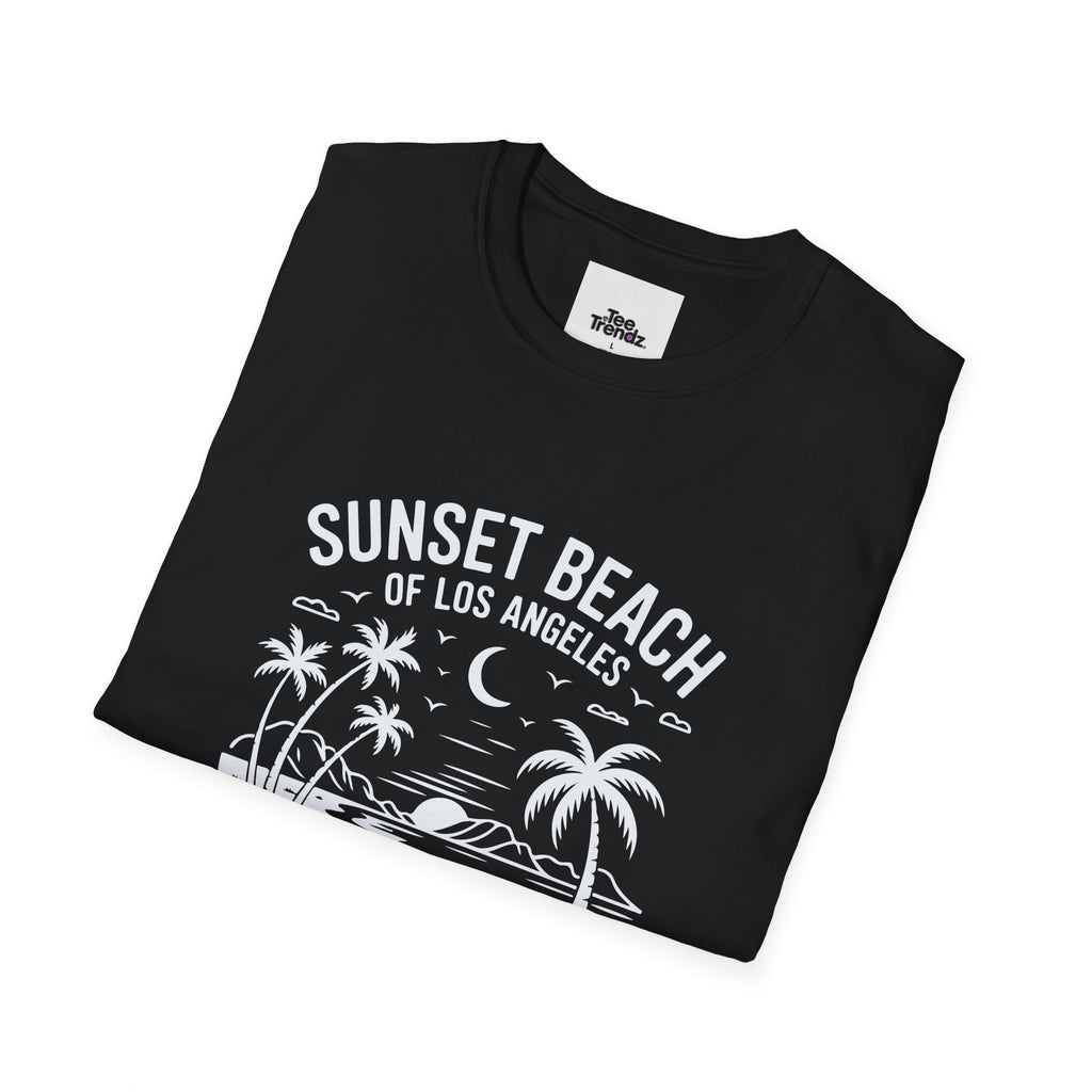 Sunset Beach Surfrider T-Shirt — West Coast California Surf Tee