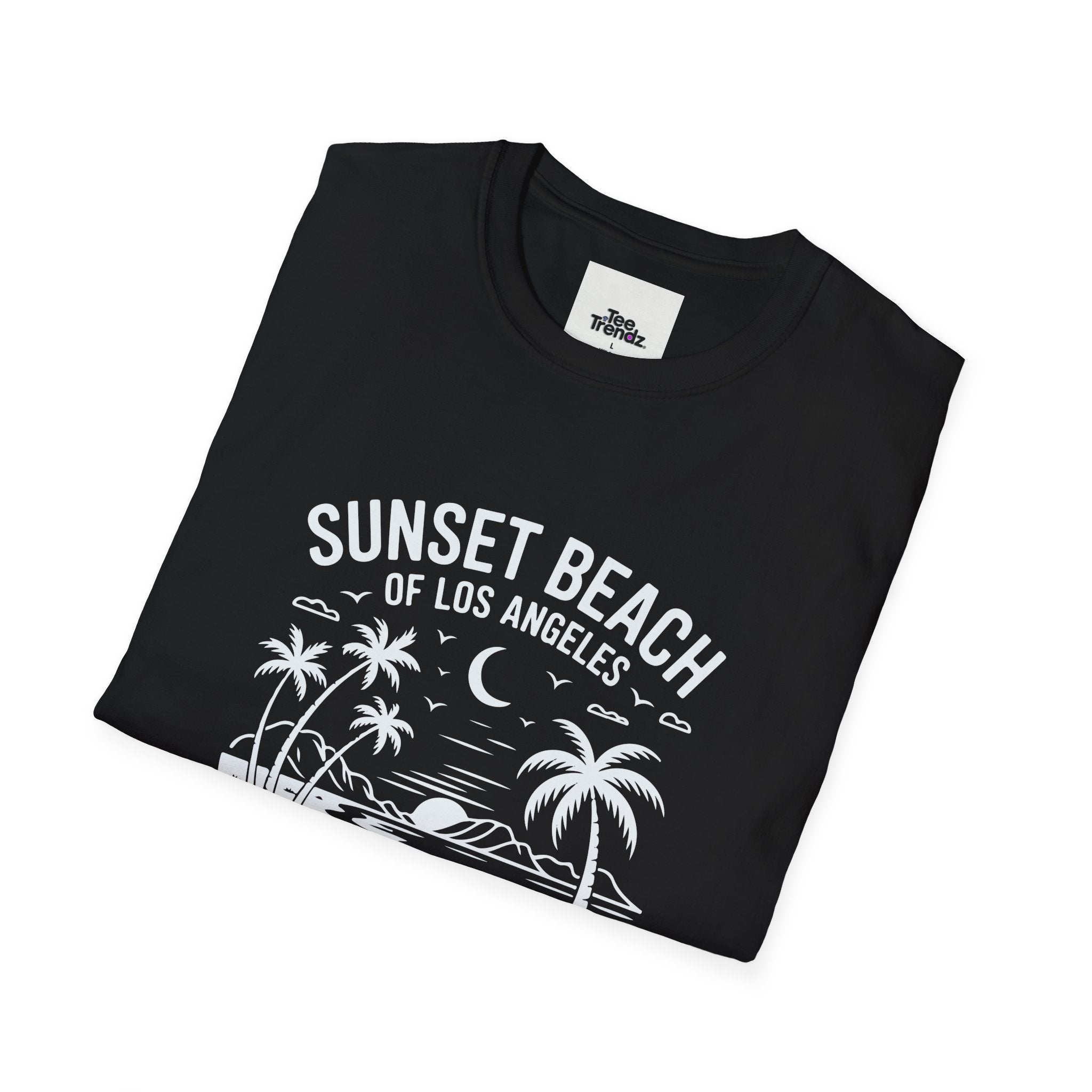 Sunset Beach Surfrider T-Shirt — West Coast California Surf Tee