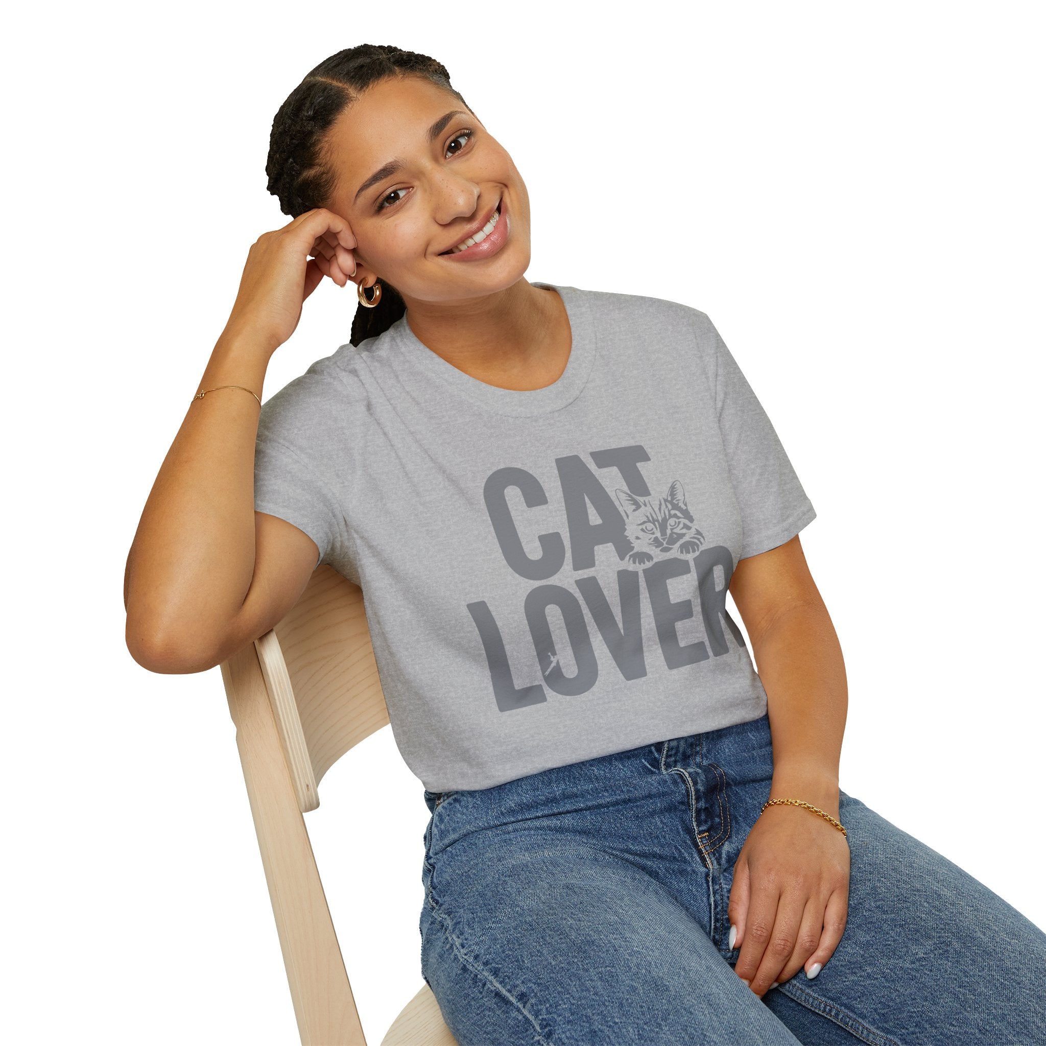 Cat Lover T-Shirt — Bold Graphic Tee for Cat Owners & Pet Lovers
