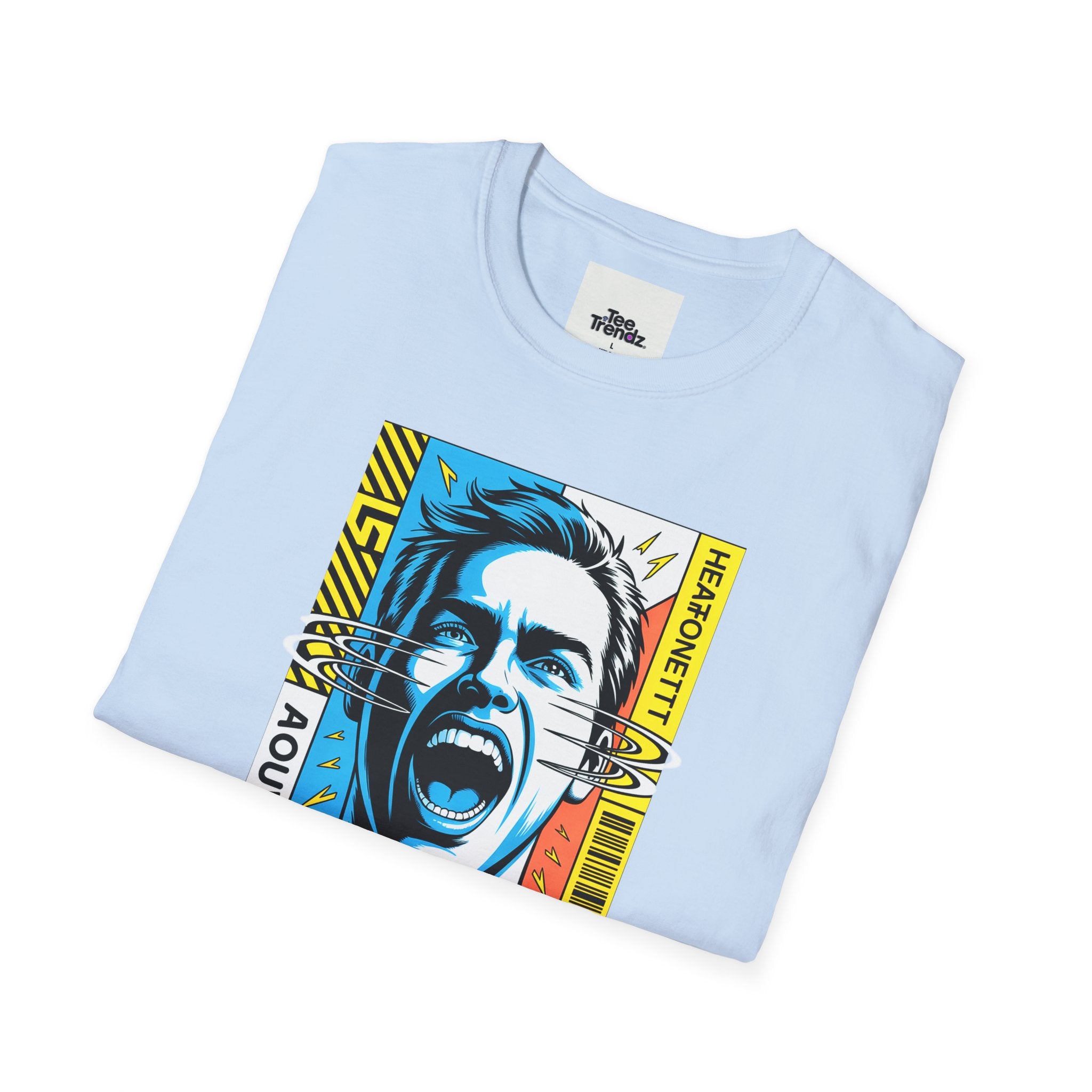 Stay Loud Graphic T-Shirt — Bold Pop Art Scream Design