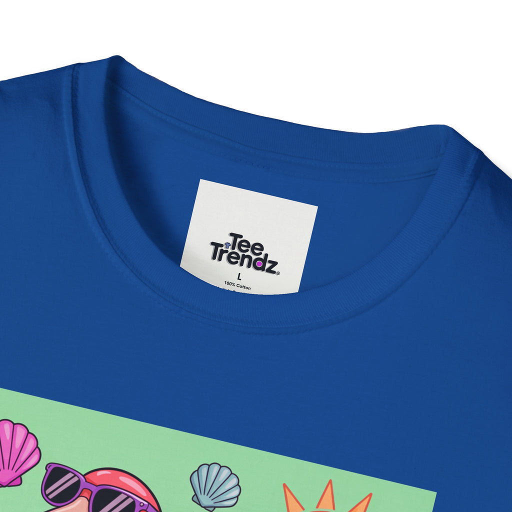 Beach Please Flamingo T-Shirt