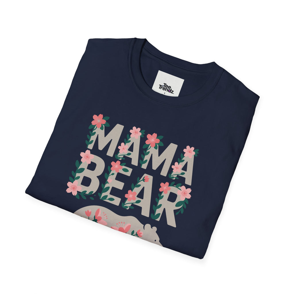 Mama Bear Floral T-Shirt — Mother's Day Mom Tee