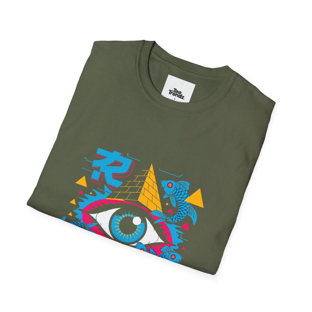 Psychedelic Eye T-Shirt — Retro Japanese Graphic Tee