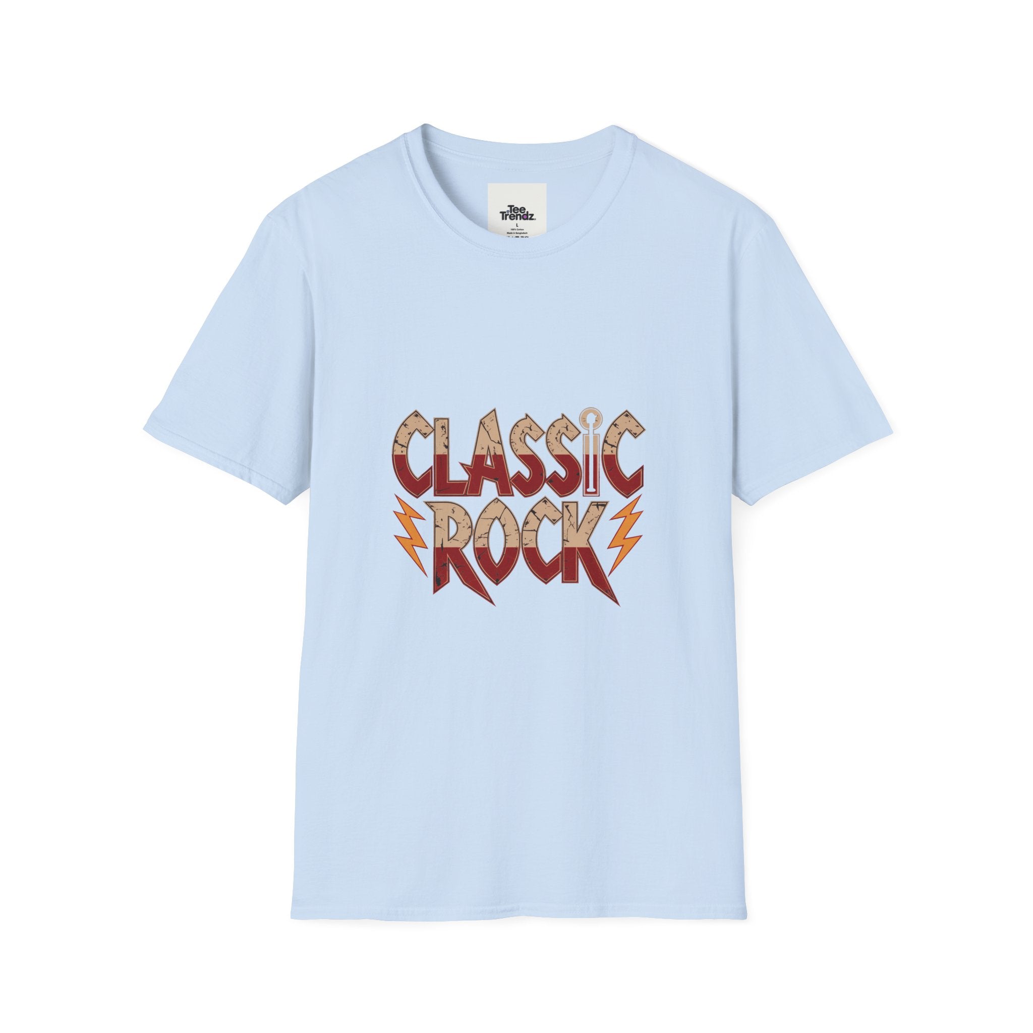 Classic Rock T-Shirt — Retro Lightning Band Tee