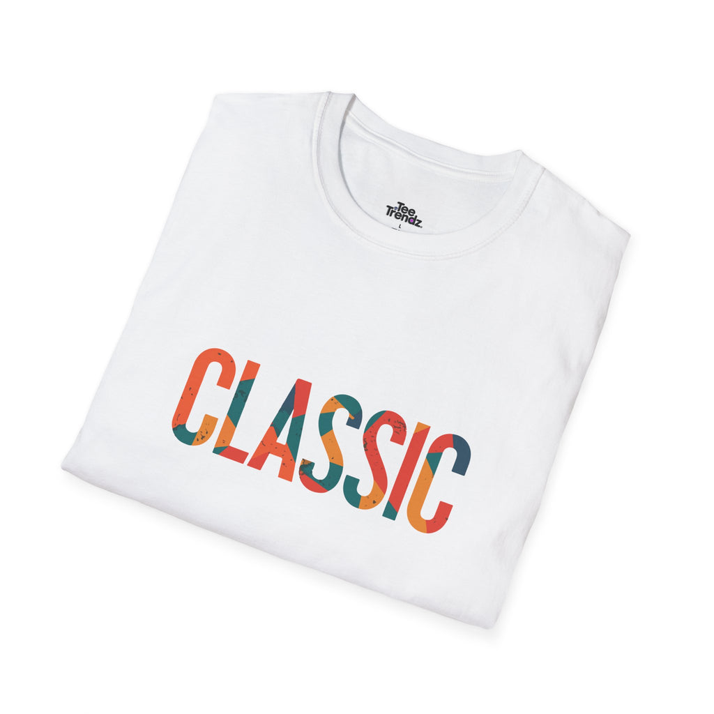 Classic Retro Text T-Shirt